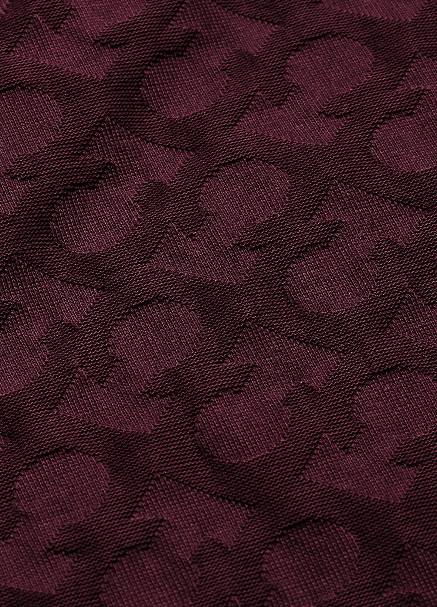 Monogram Jacquard T-shirt Oxblood - Image 6