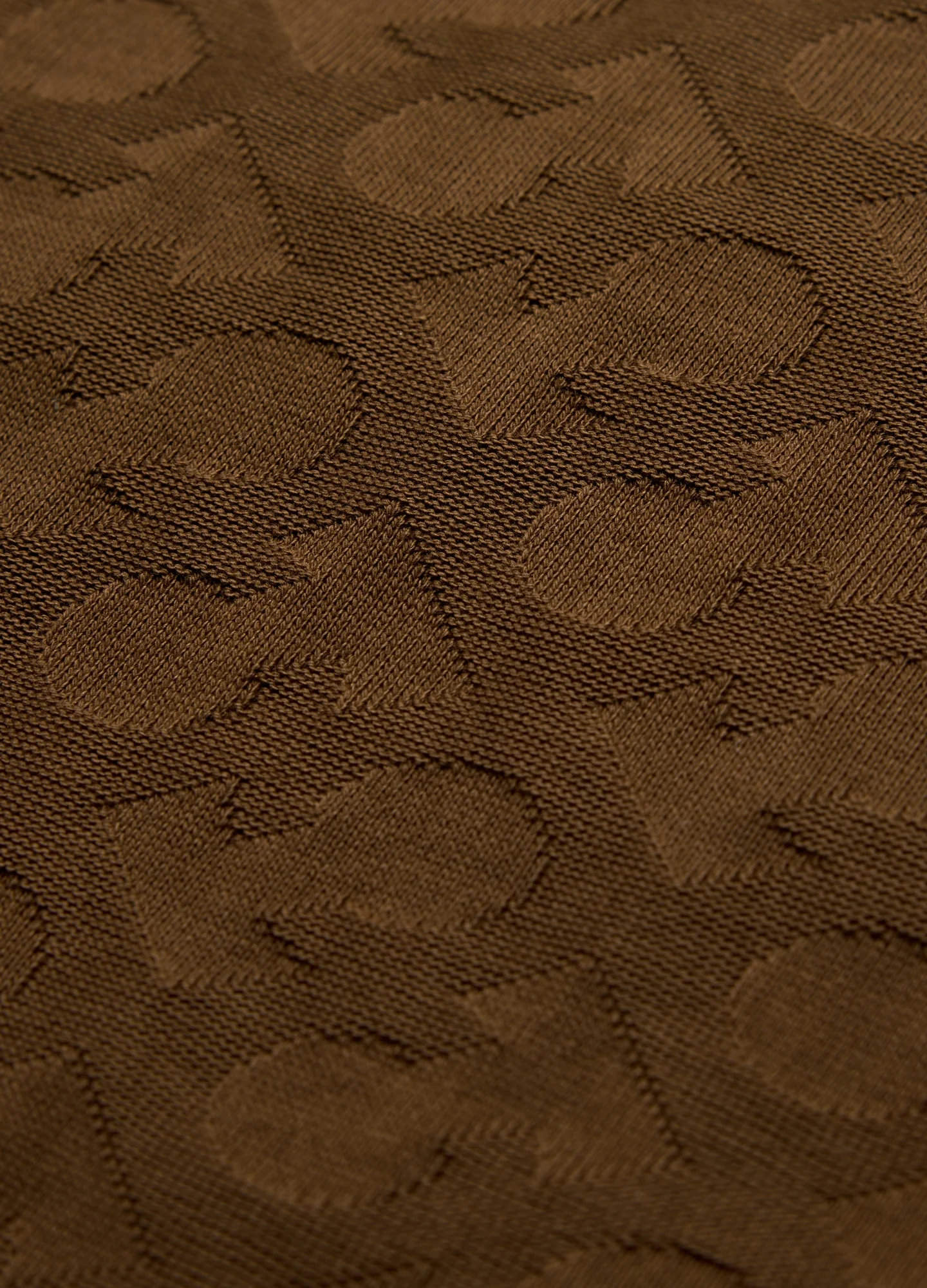 Monogram Jacquard T-shirt Toffee - Image 6