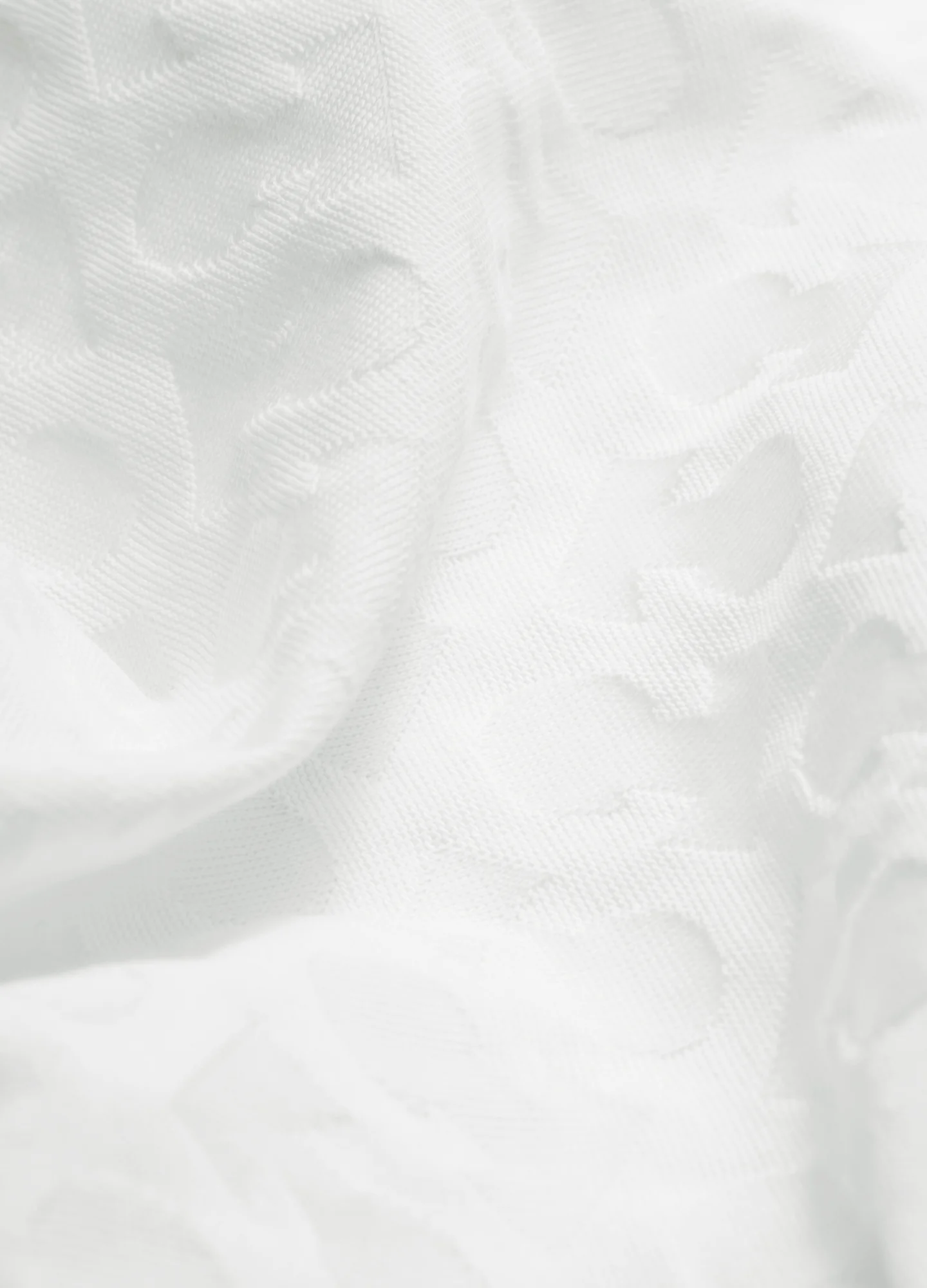 Monogram Jacquard T-shirt White - Image 6