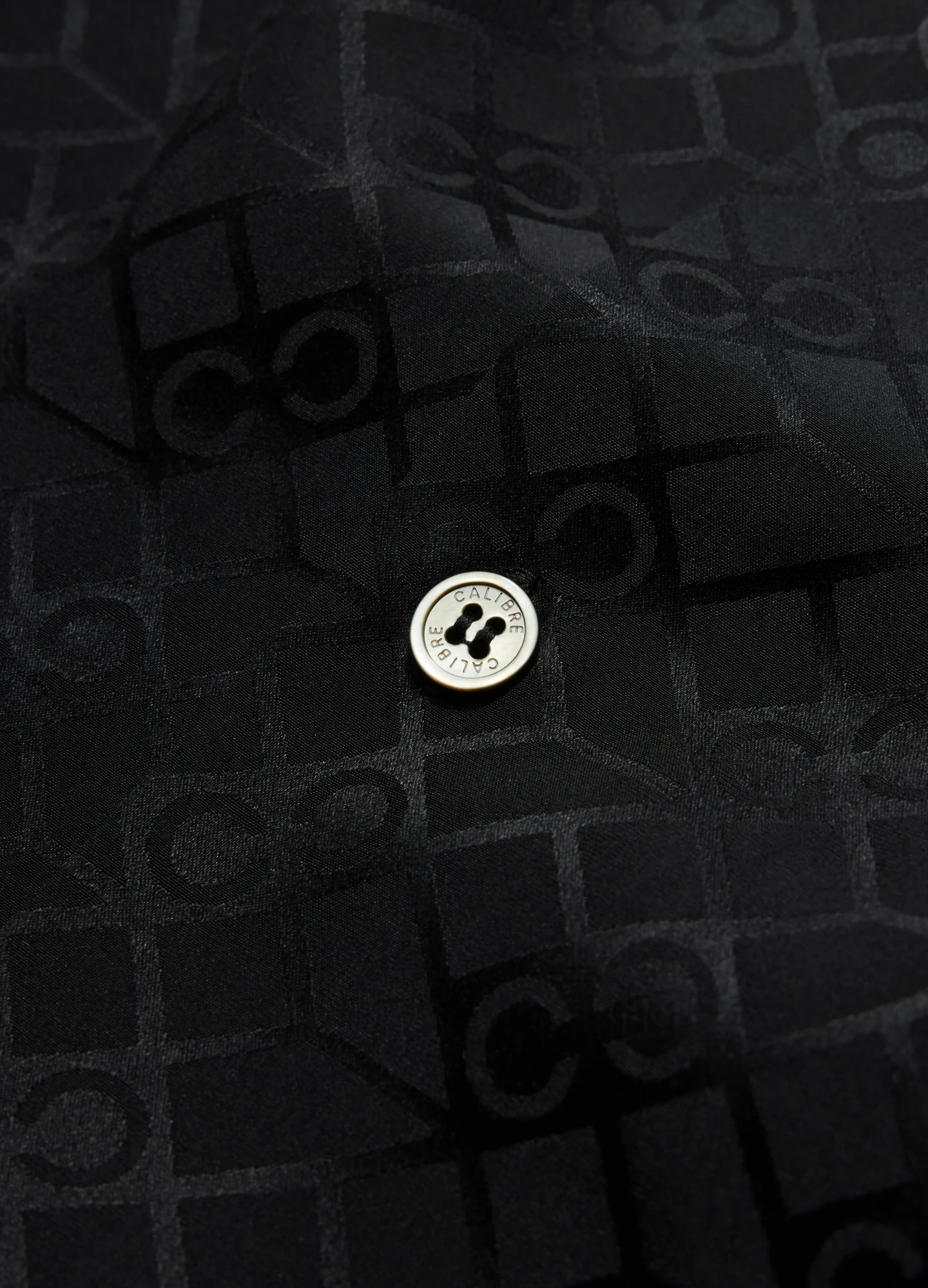 Monogram Silk Short Sleeved Shirt Black - Image 6