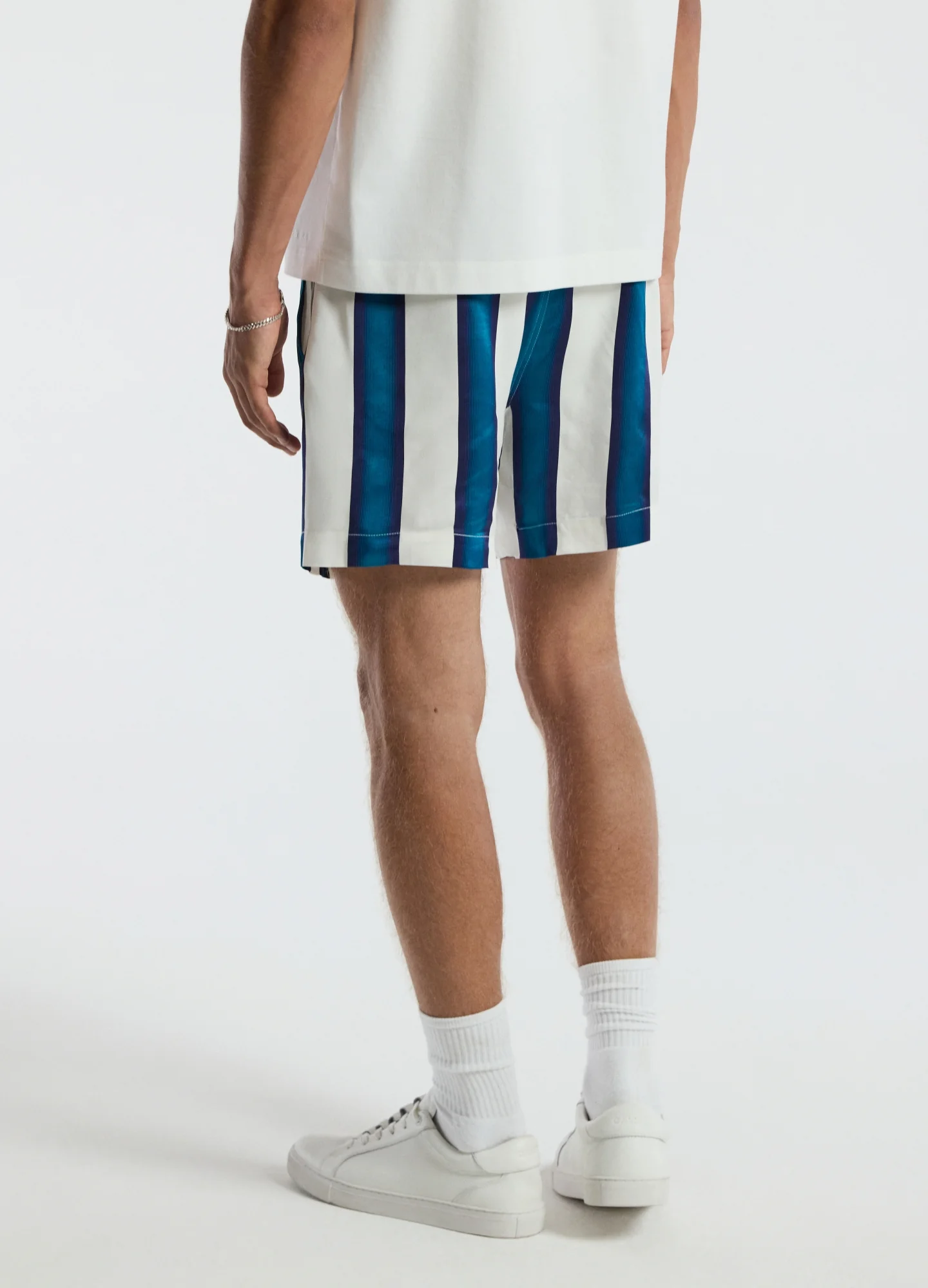 Ombre Stripe Shorts Pacific - Image 5