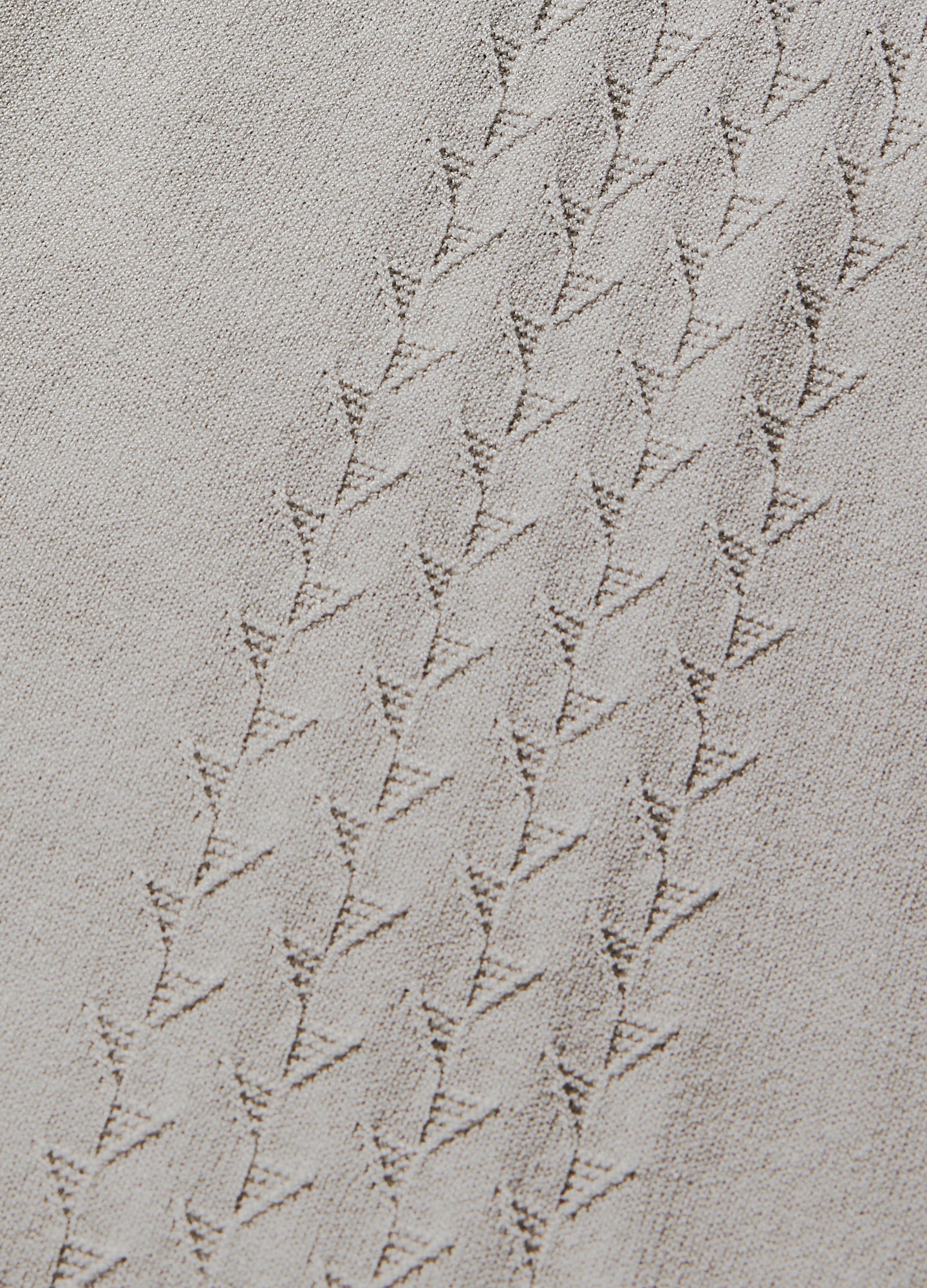 Open Neck Long Sleeve Polo Silver - Image 6