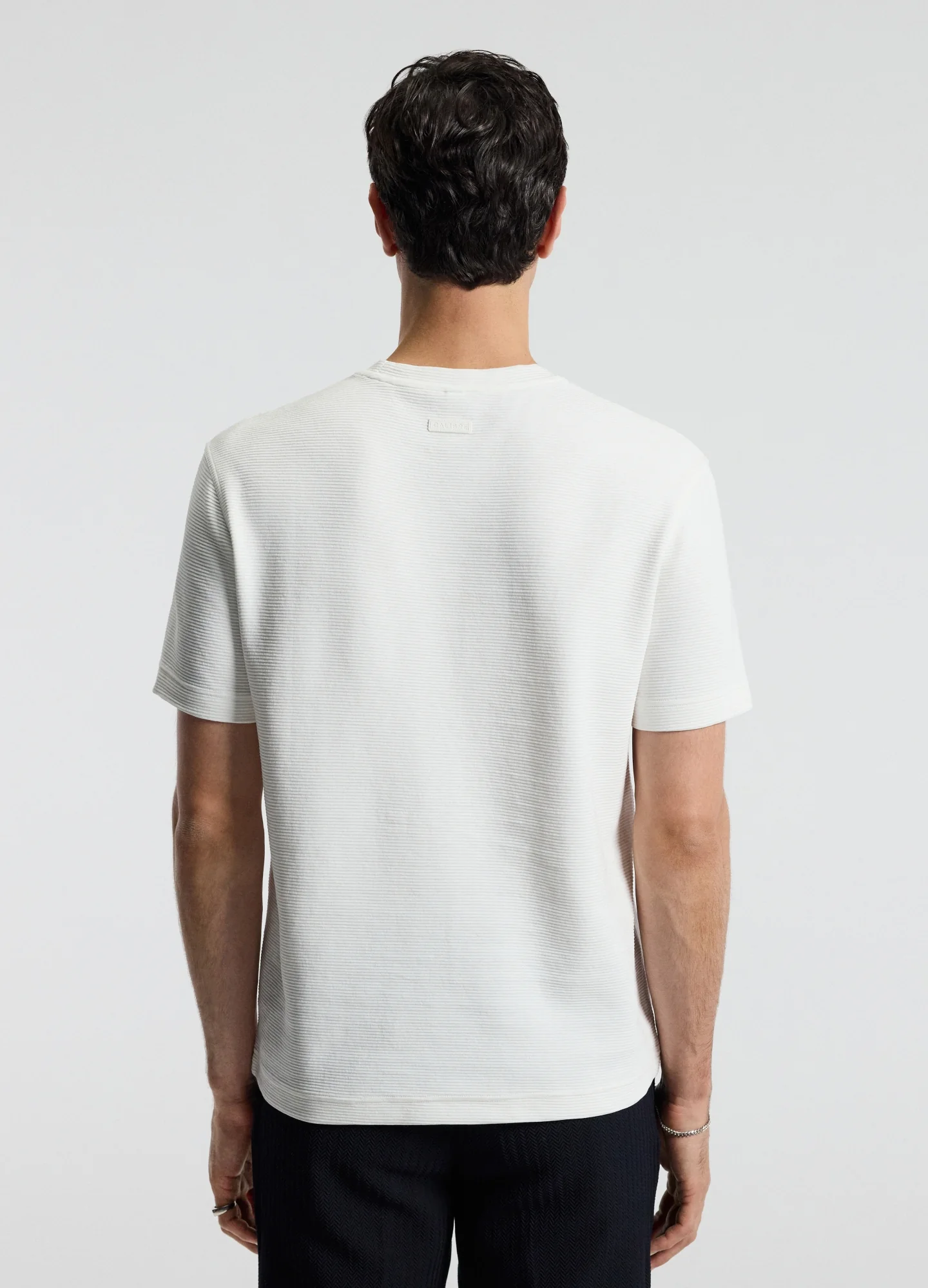 Ottoman Relaxed T-shirt Ivory - Image 5