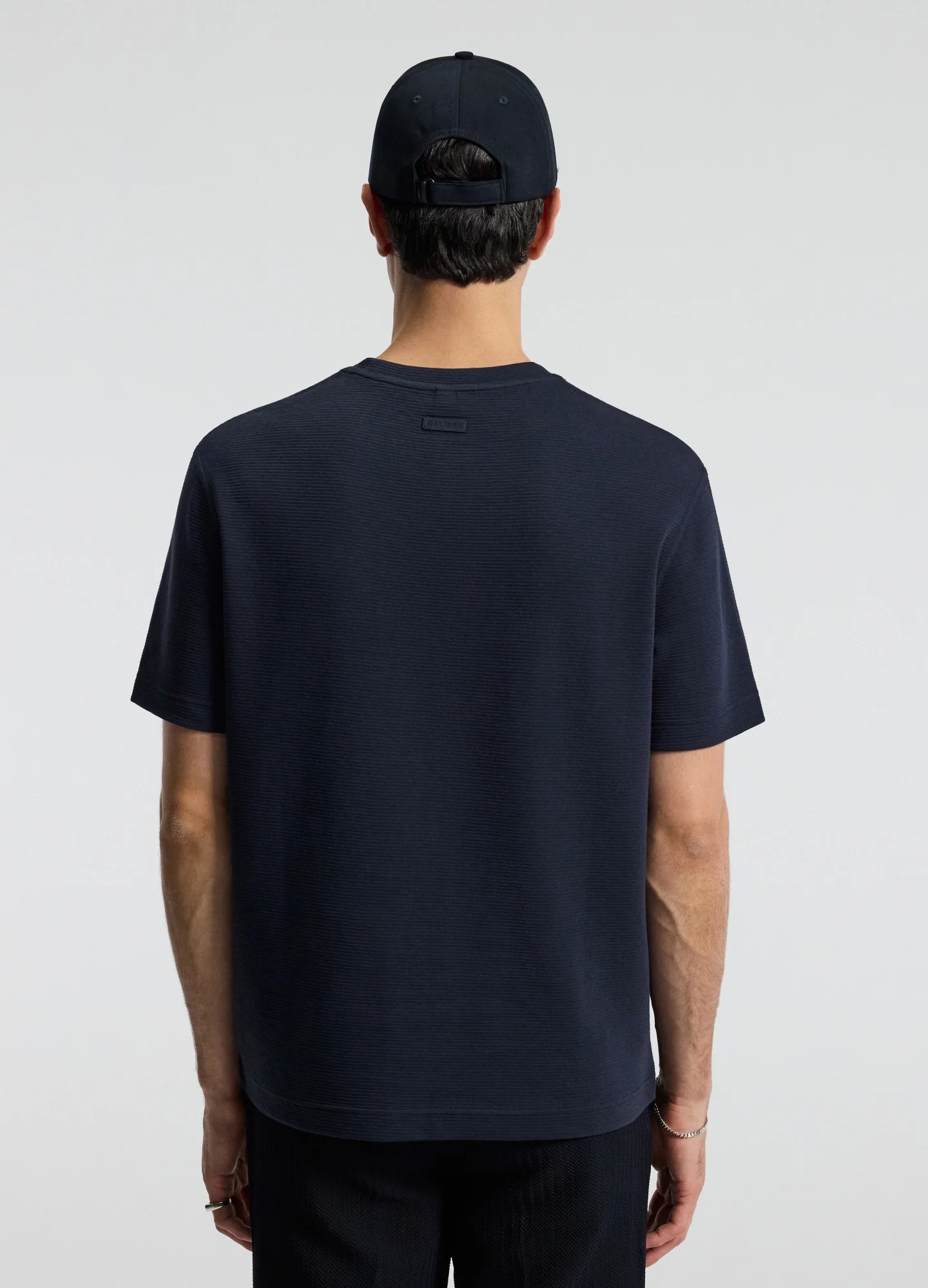 Ottoman Relaxed T-shirt Navy - Image 5