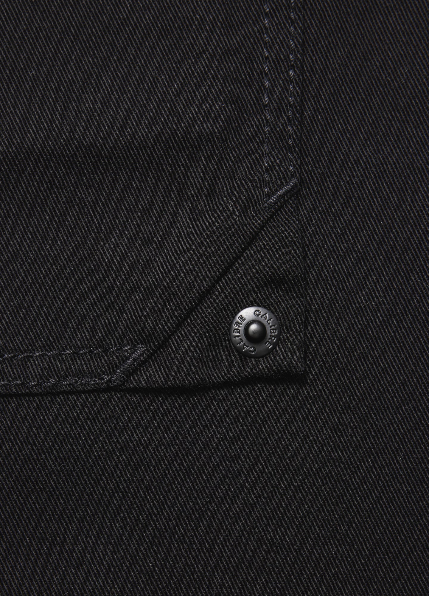 Patched Pocket Overshirt Black - Image 6