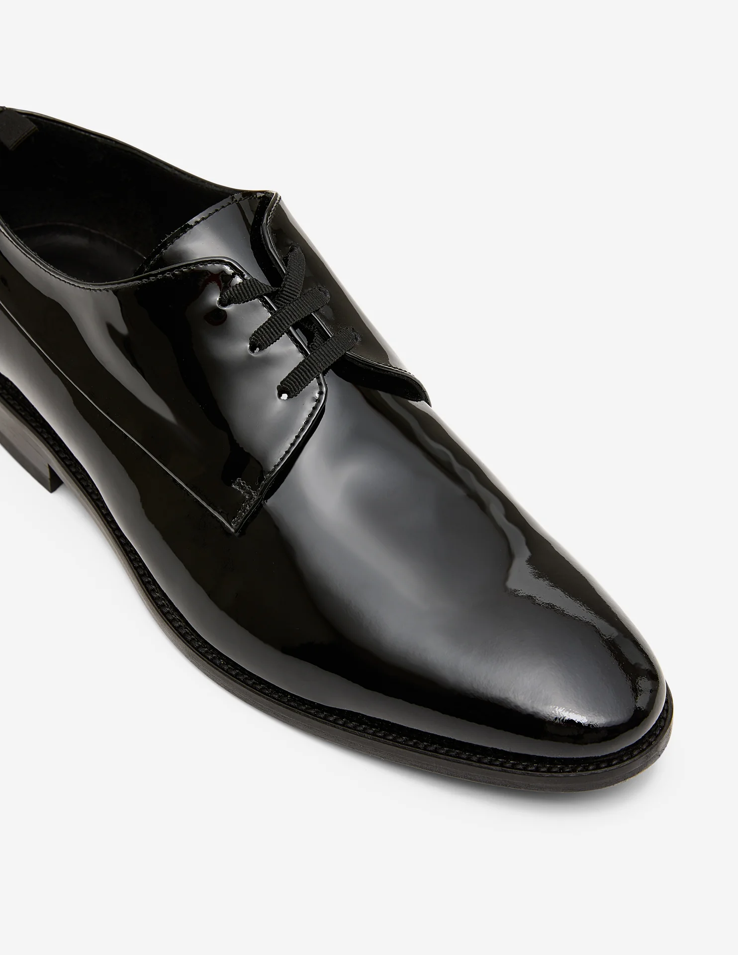 Patent Leather Derby Black - Image 3