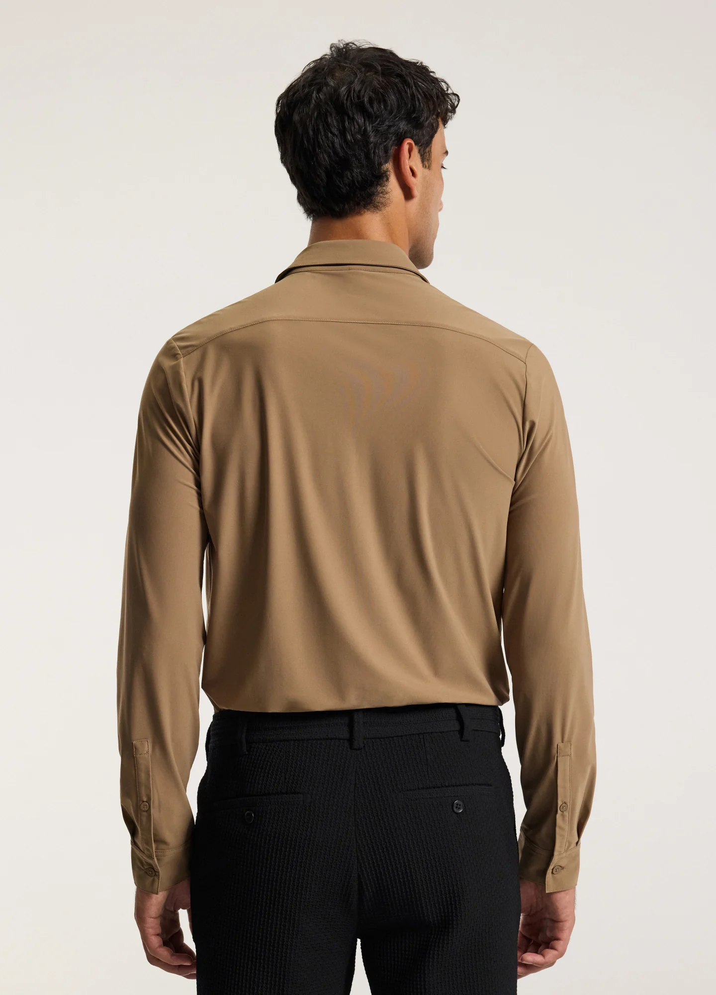 Performance Long Sleeve Shirt Camel - Image 5