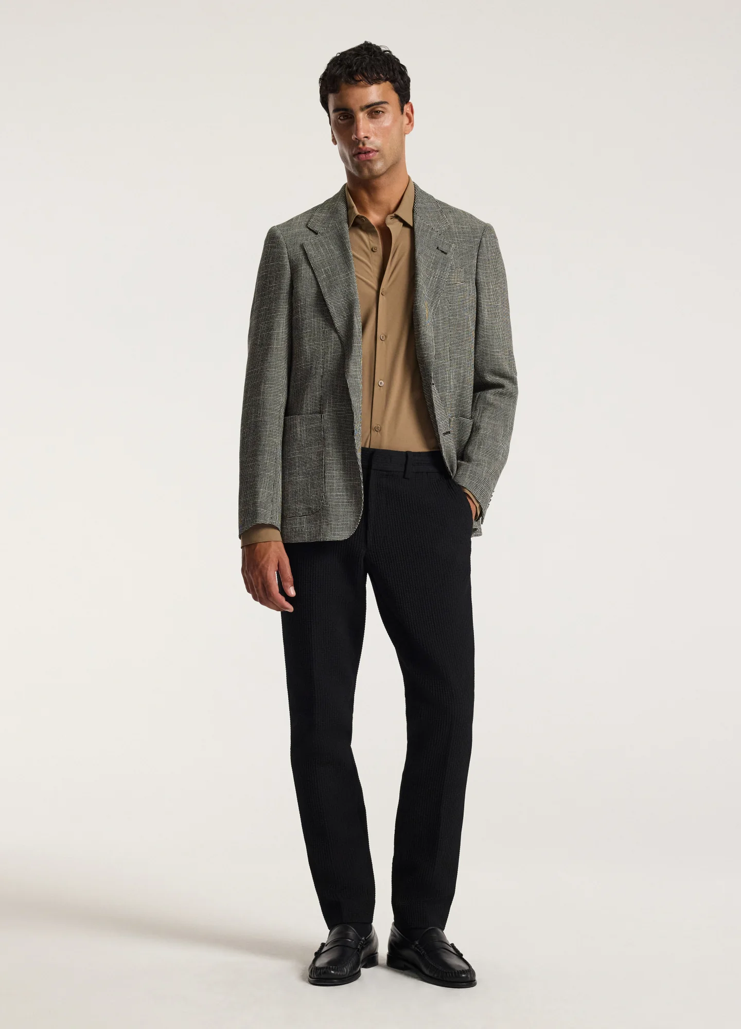 Performance Long Sleeve Shirt Camel - Image 7