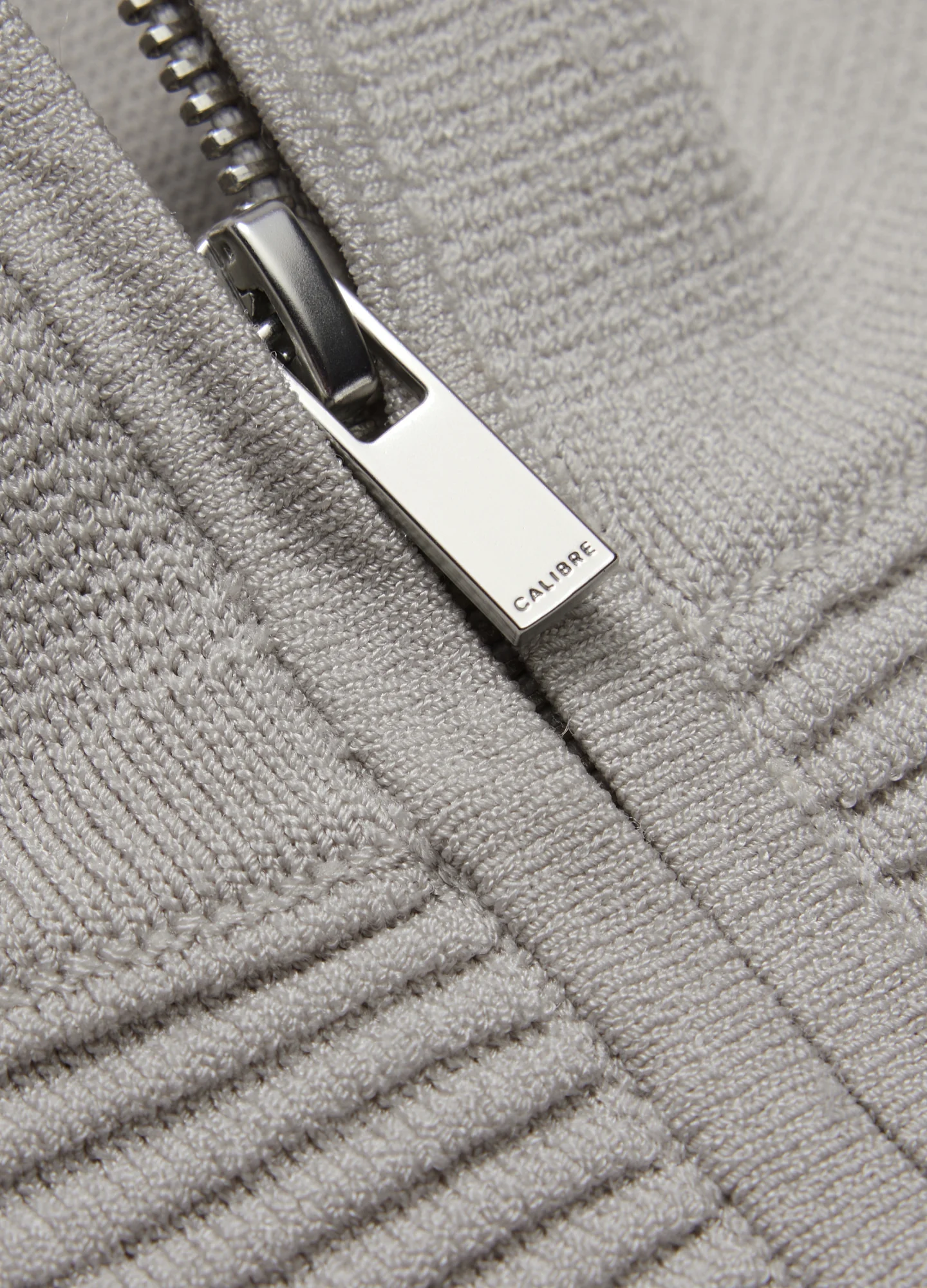 Quarter Zip Sweater Silver - Image 6