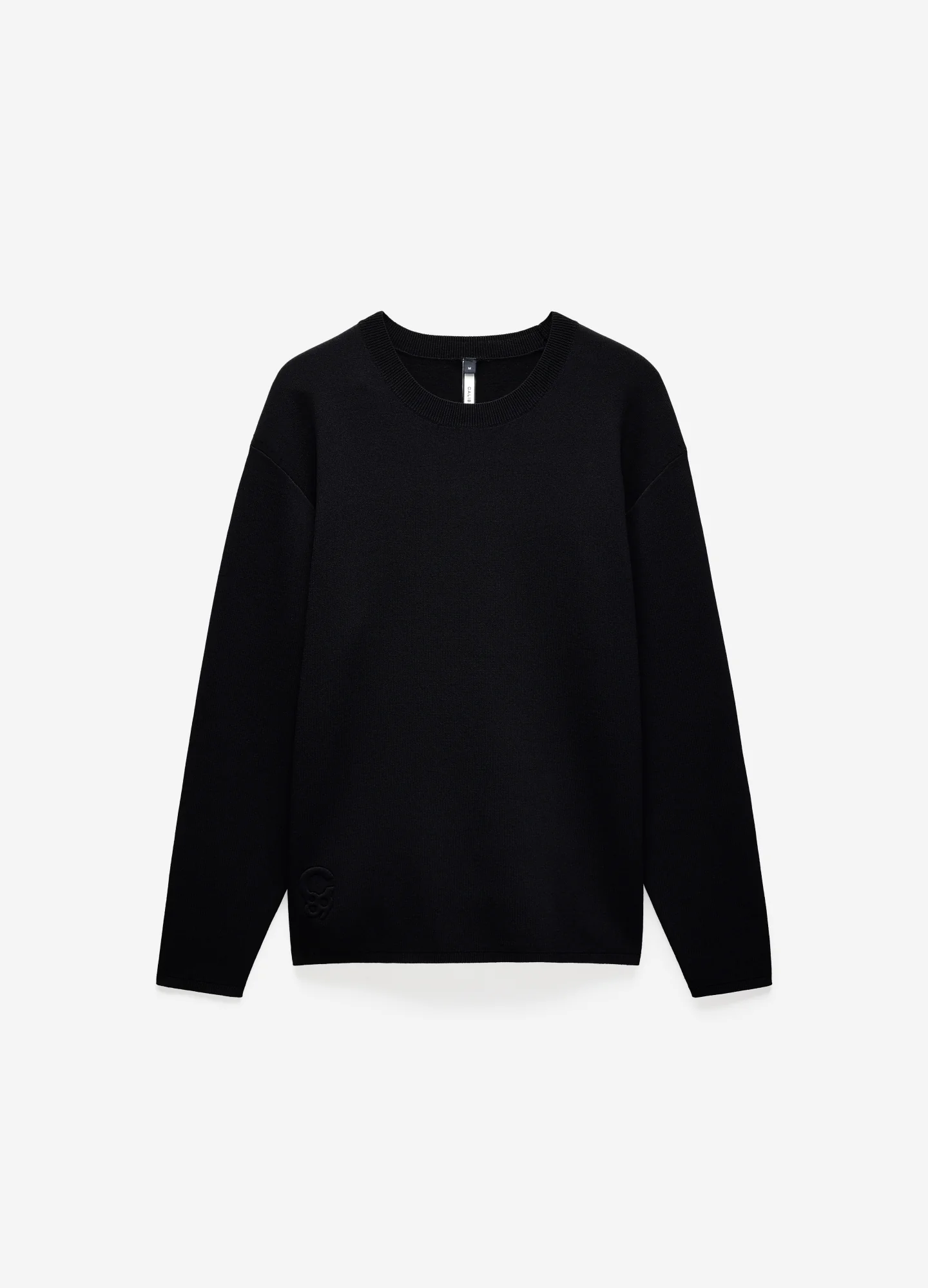 Relaxed Crew Neck Sweater Black