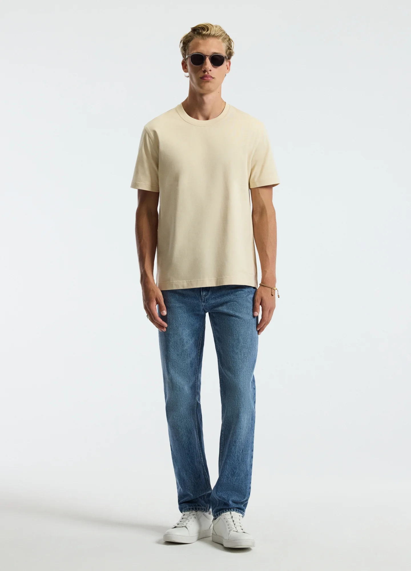 Relaxed Crew T-shirt Biscuit - Image 2