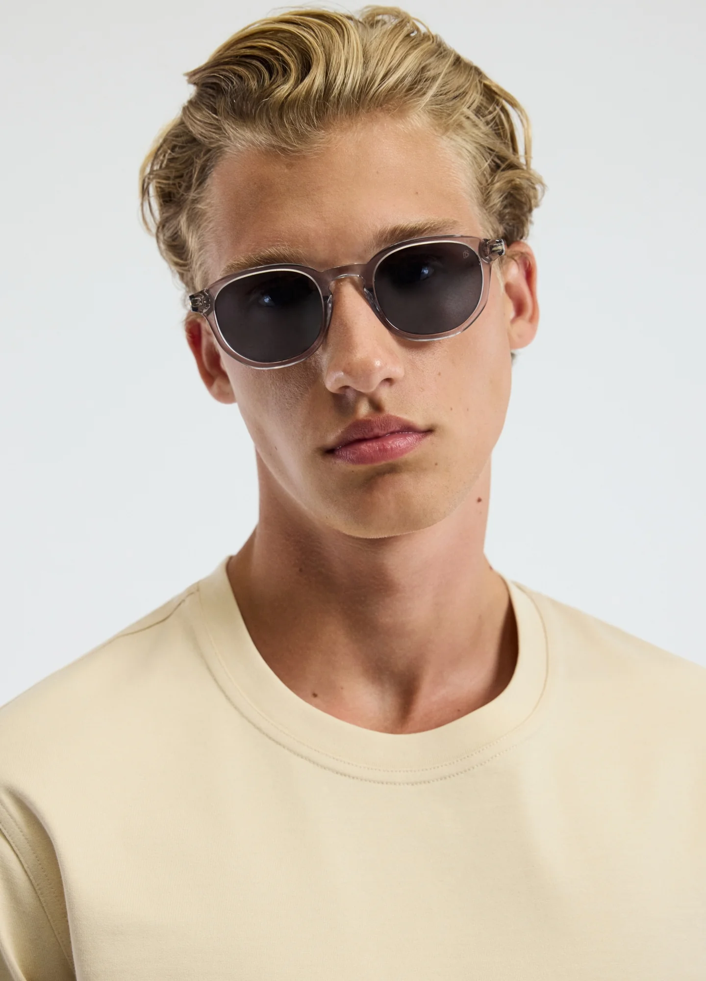 Relaxed Crew T-shirt Biscuit - Image 4