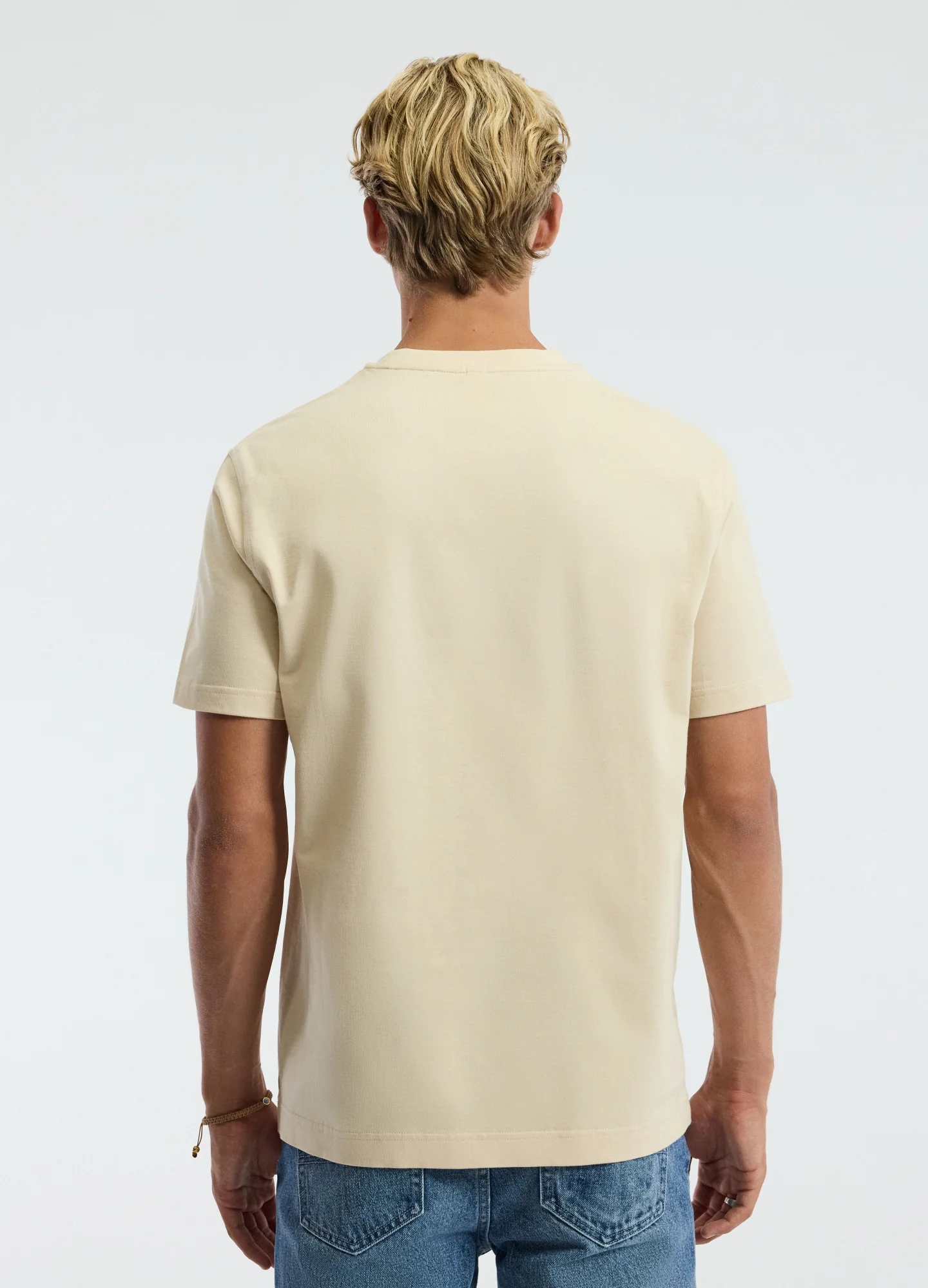 Relaxed Crew T-shirt Biscuit - Image 5