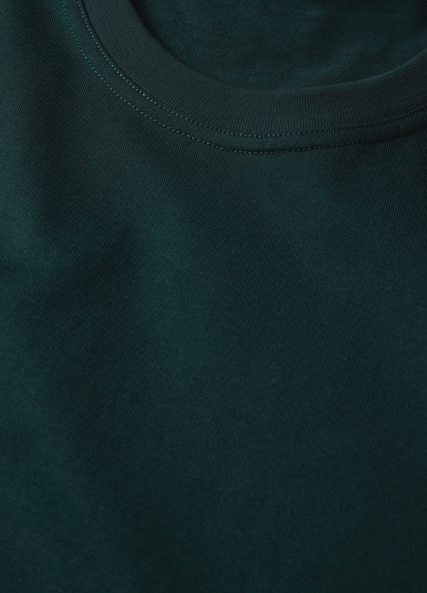 Relaxed Crew T-Shirt Bottle Green - Image 6