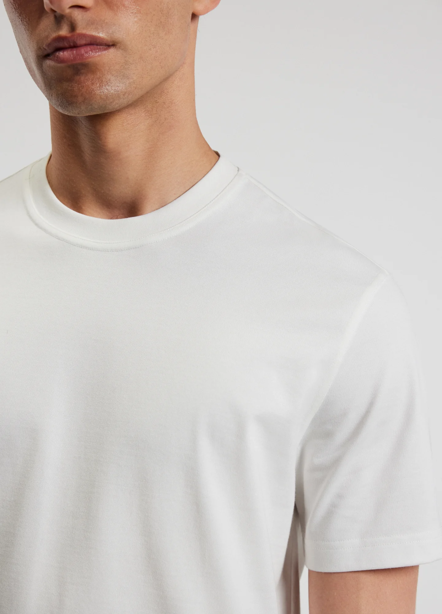 Relaxed Crew T-Shirt Off White - Image 4