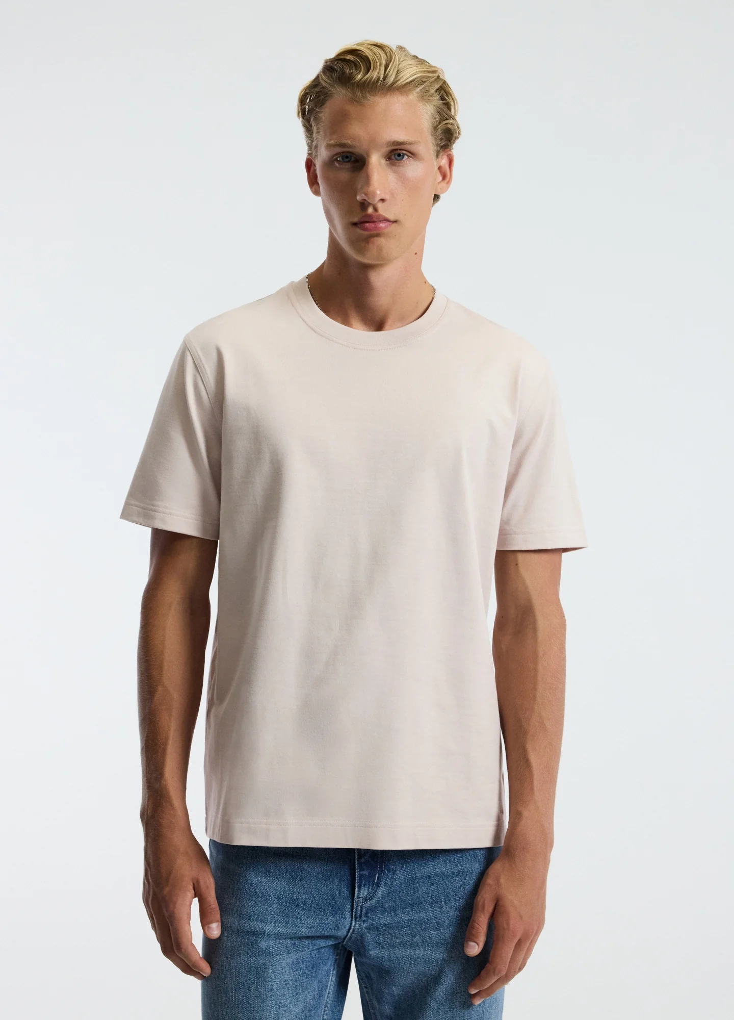 Relaxed Crew T-shirt Shell Pink - Image 3
