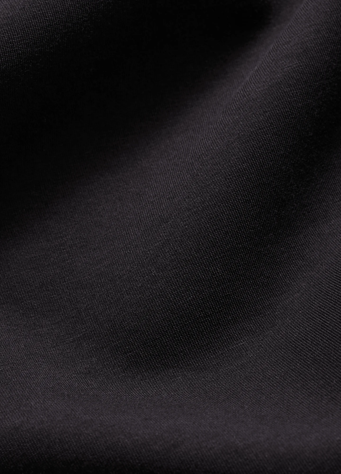 Relaxed Double Knit T-shirt Black - Image 6