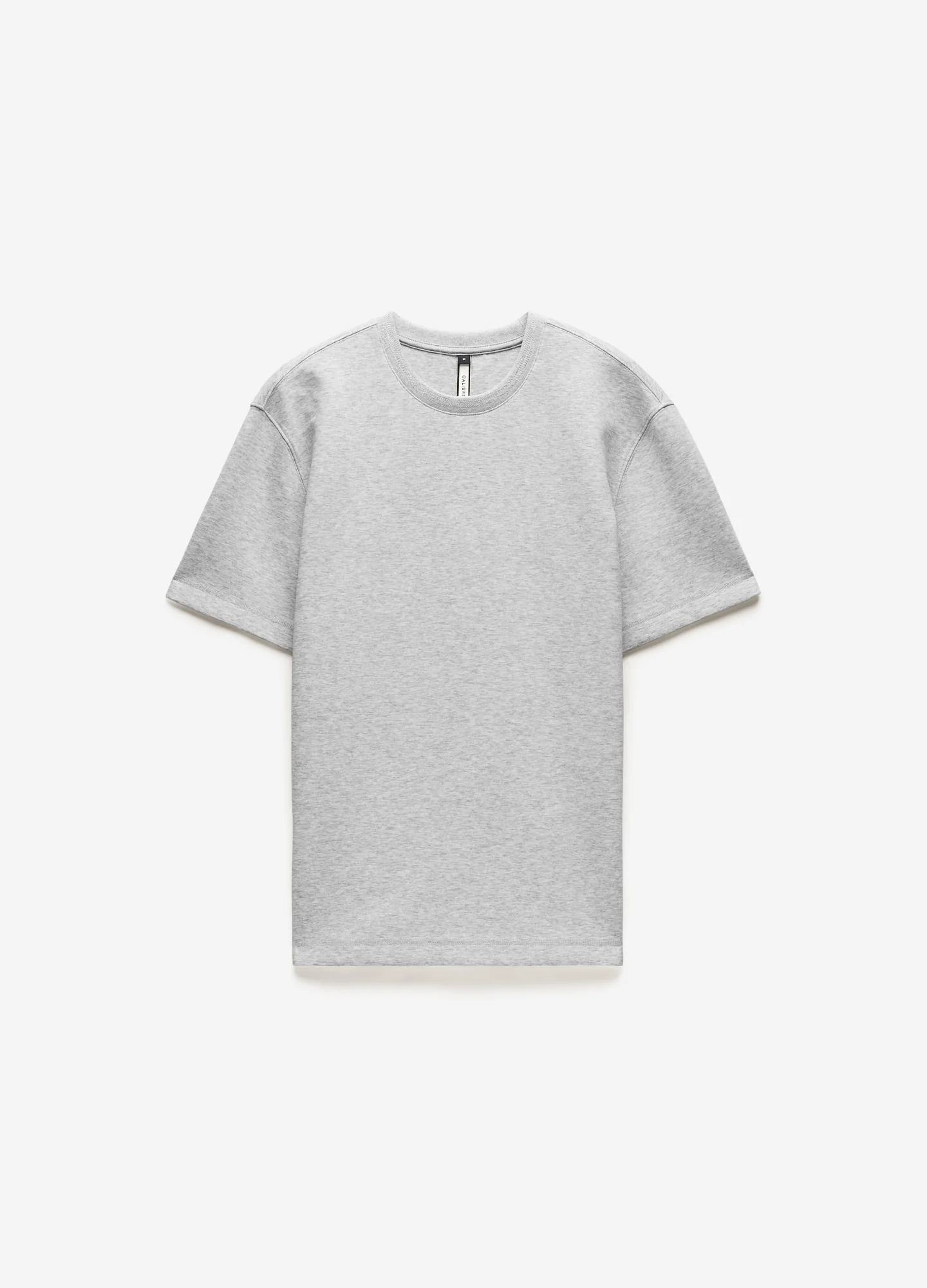 Relaxed Double Knit T-shirt Grey Marl