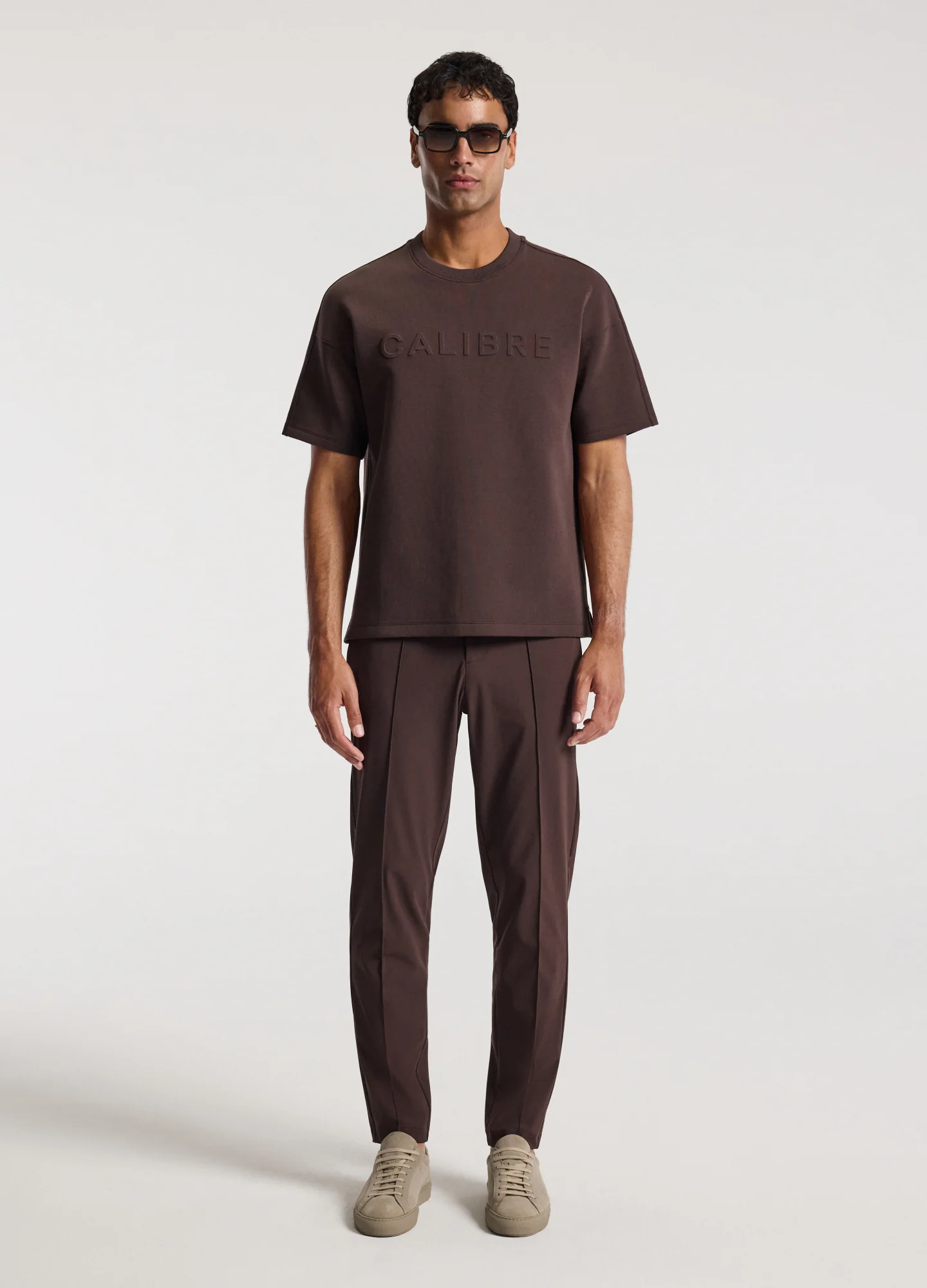 Relaxed Fit Logo Sweat T-shirt Mocha - Image 2