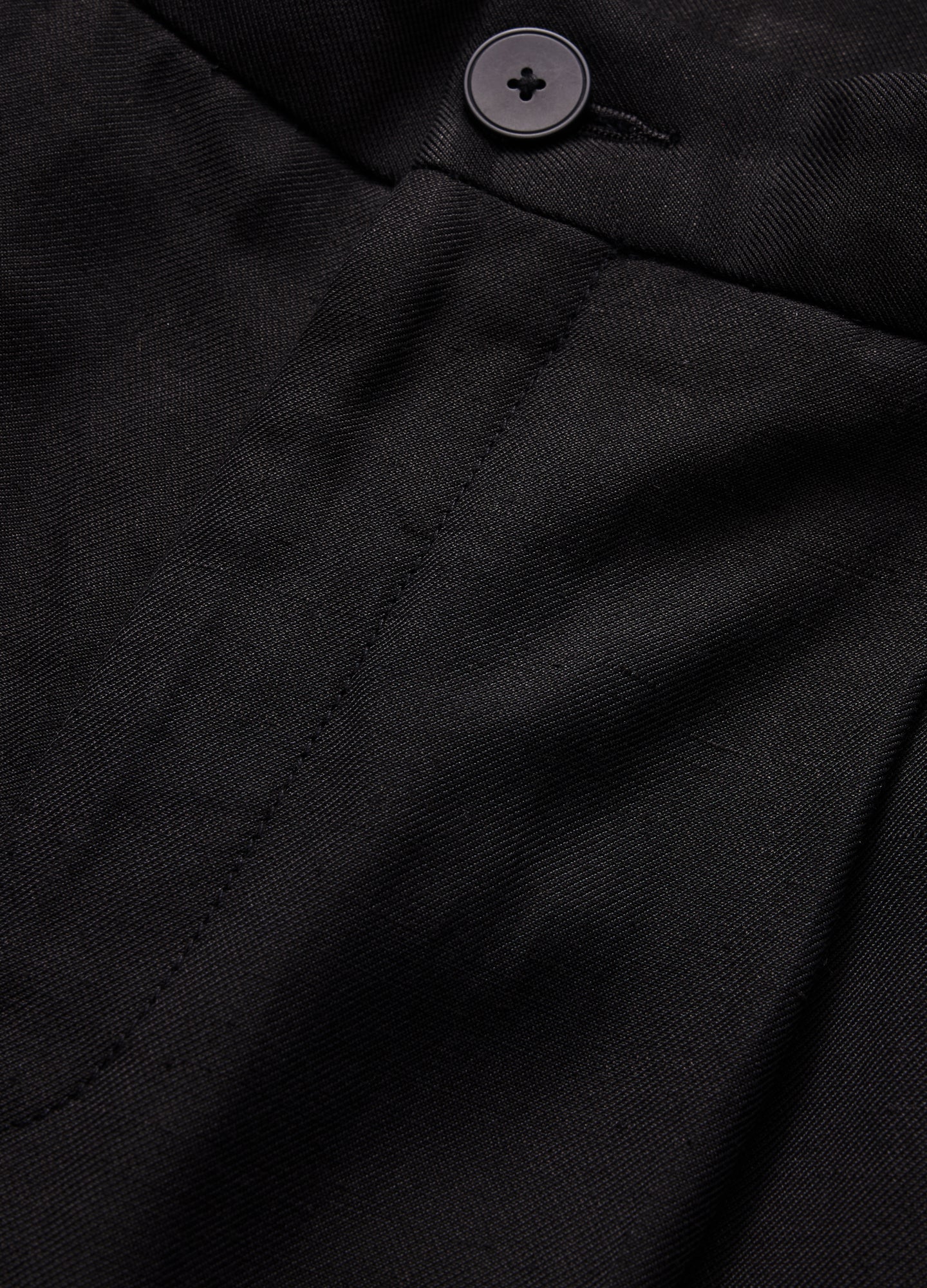 Relaxed Pleated Soft Pants Black - Image 6