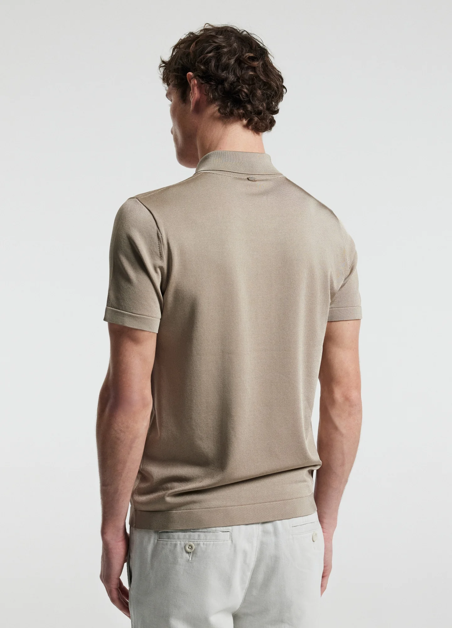 Shiny Rayon Polo Stone - Image 5