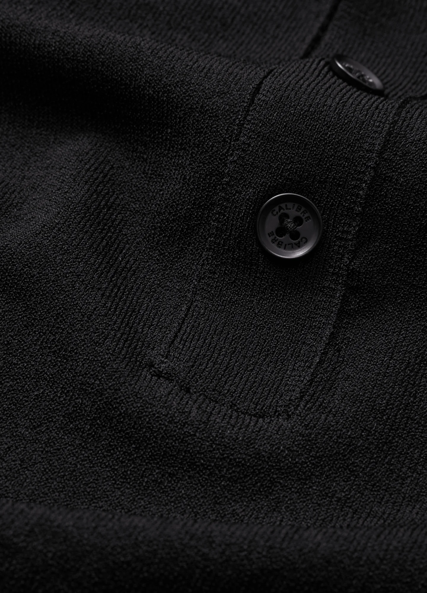 Short Sleeve Tech Henley Black - Image 6