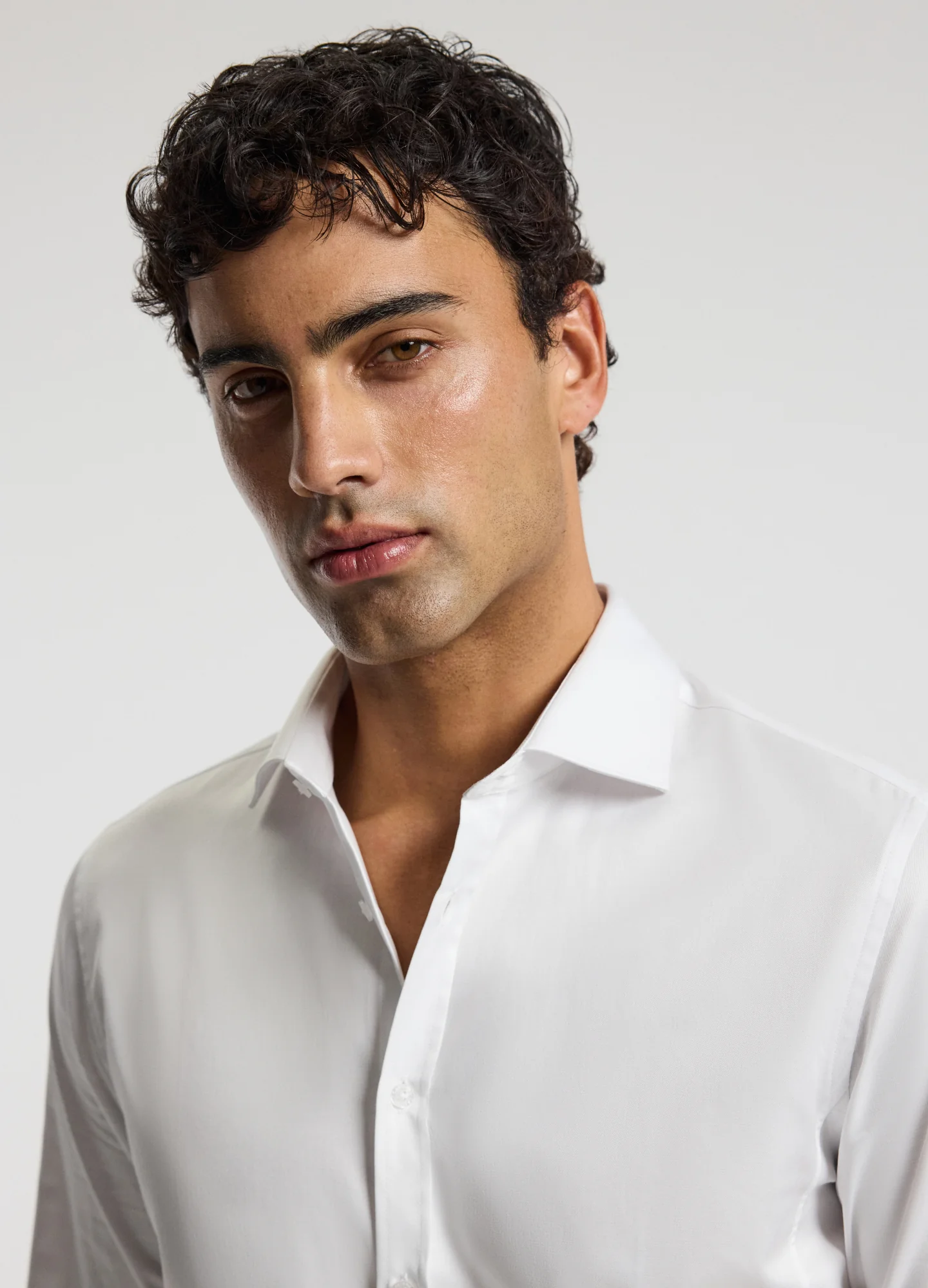 Signature Tailored Twill Shirt White - Image 4