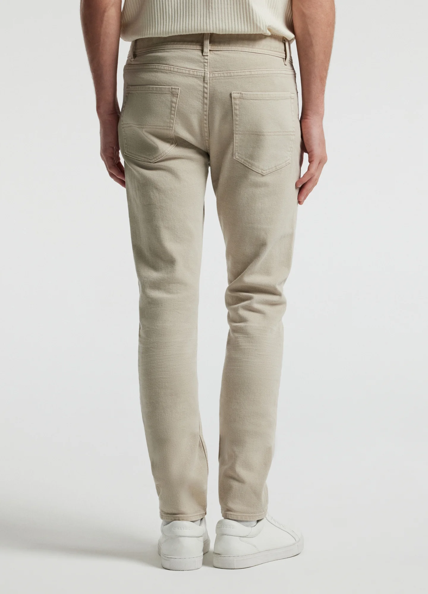 Skinny Fit Overdyed Jeans Stone - Image 5