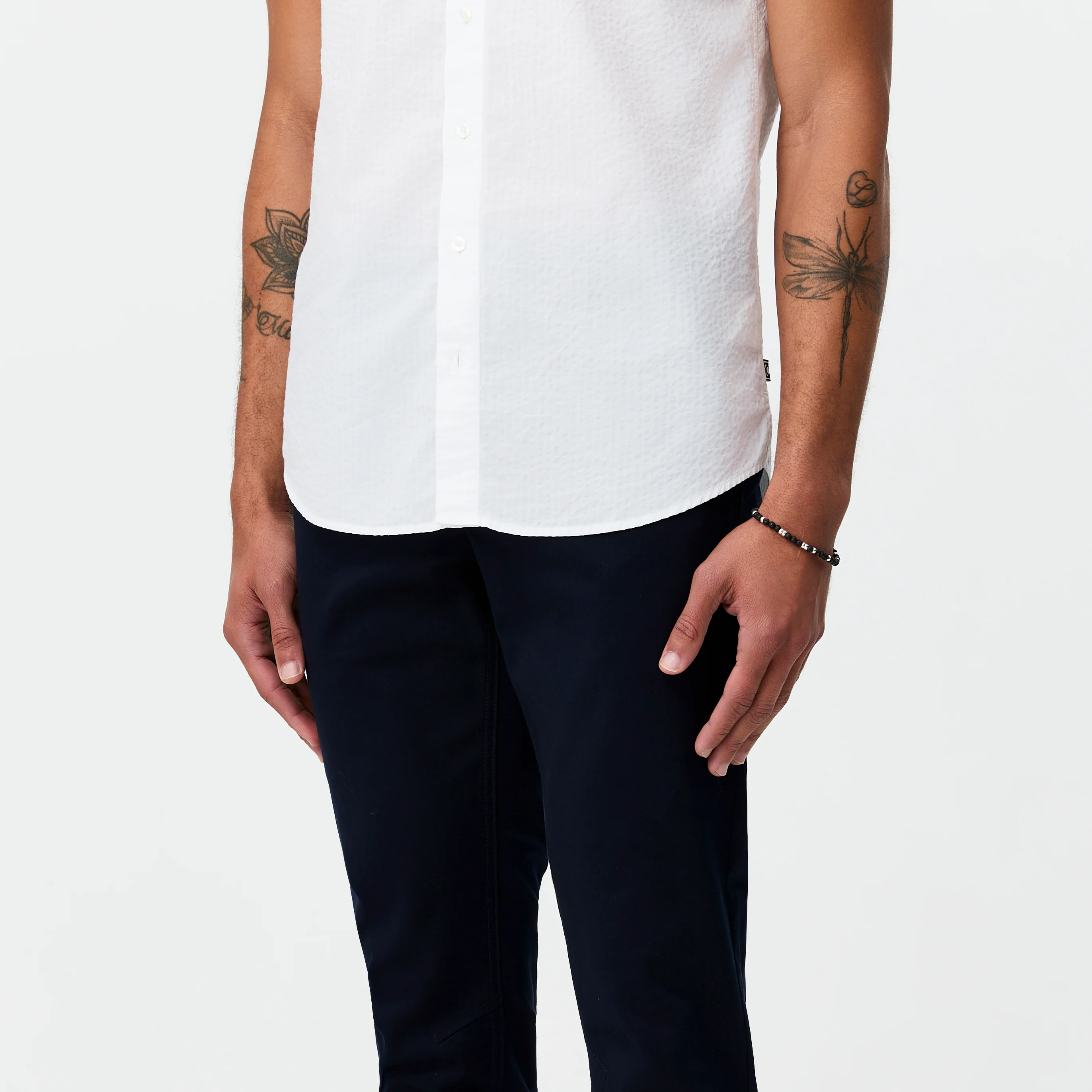 Slim Fit Cotton Stretch Chinos Royal - Image 3