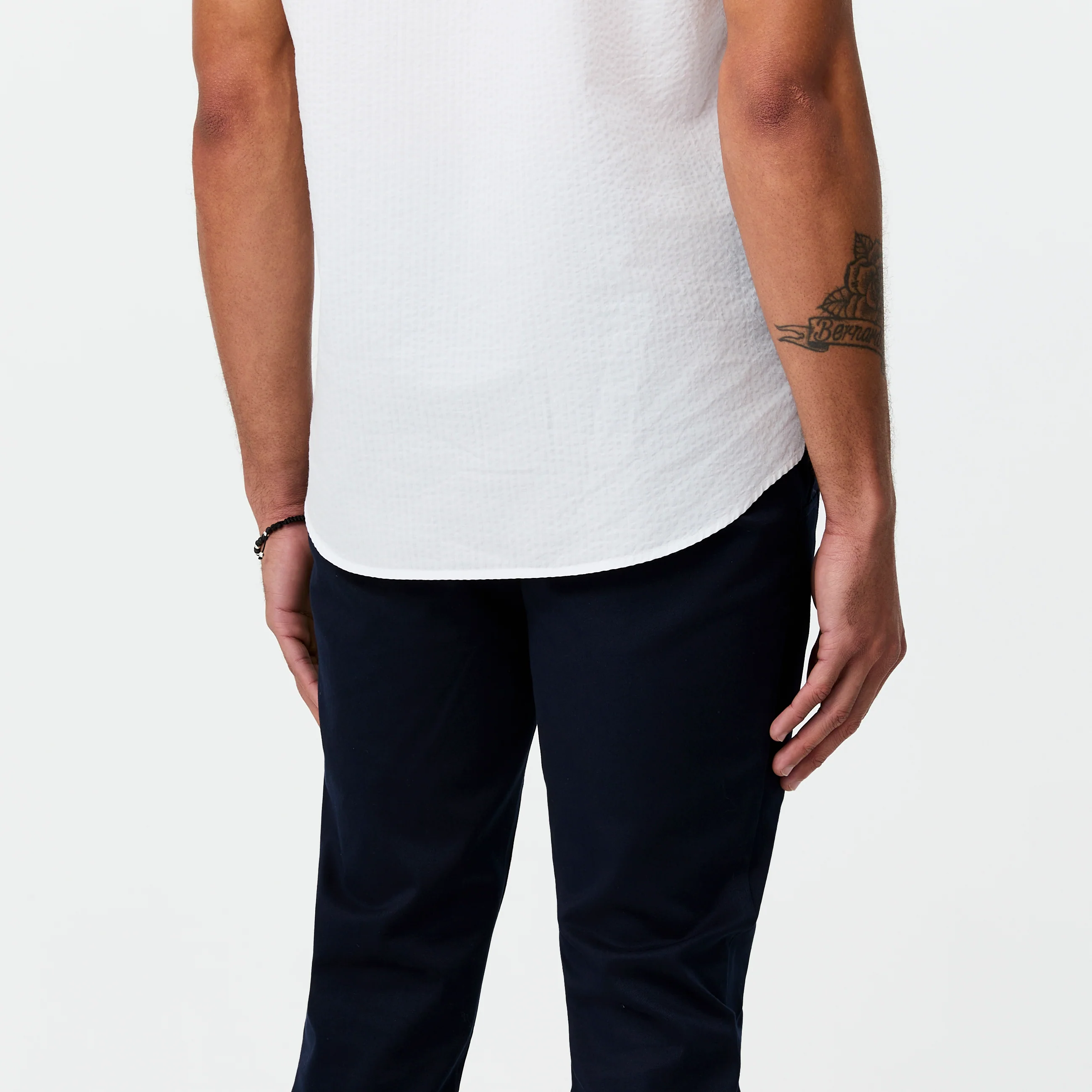 Slim Fit Cotton Stretch Chinos Royal - Image 4