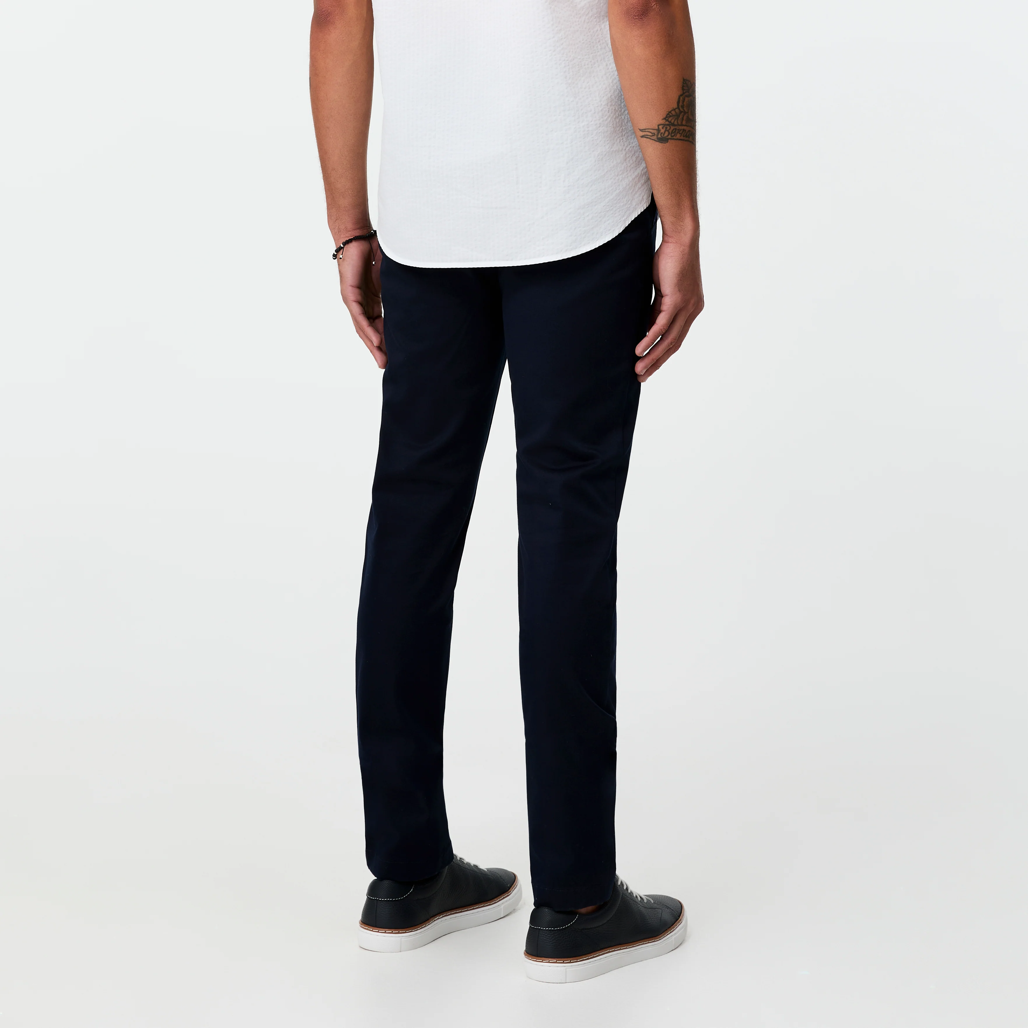 Slim Fit Cotton Stretch Chinos Royal - Image 5