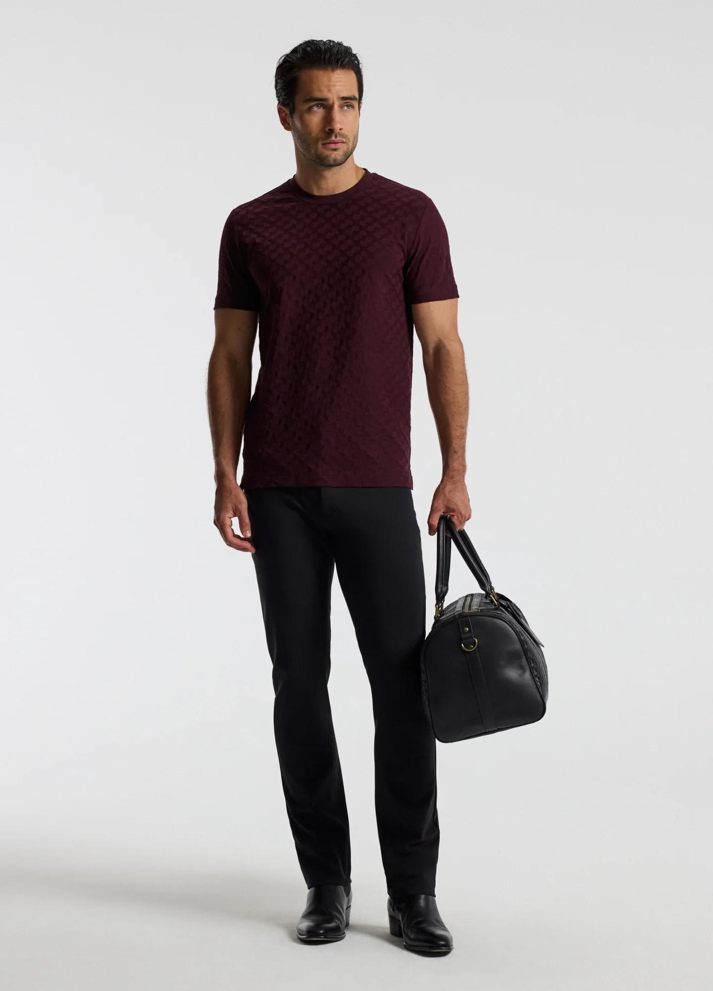 Slim Fit Performance Technical Jeans Black - Image 2