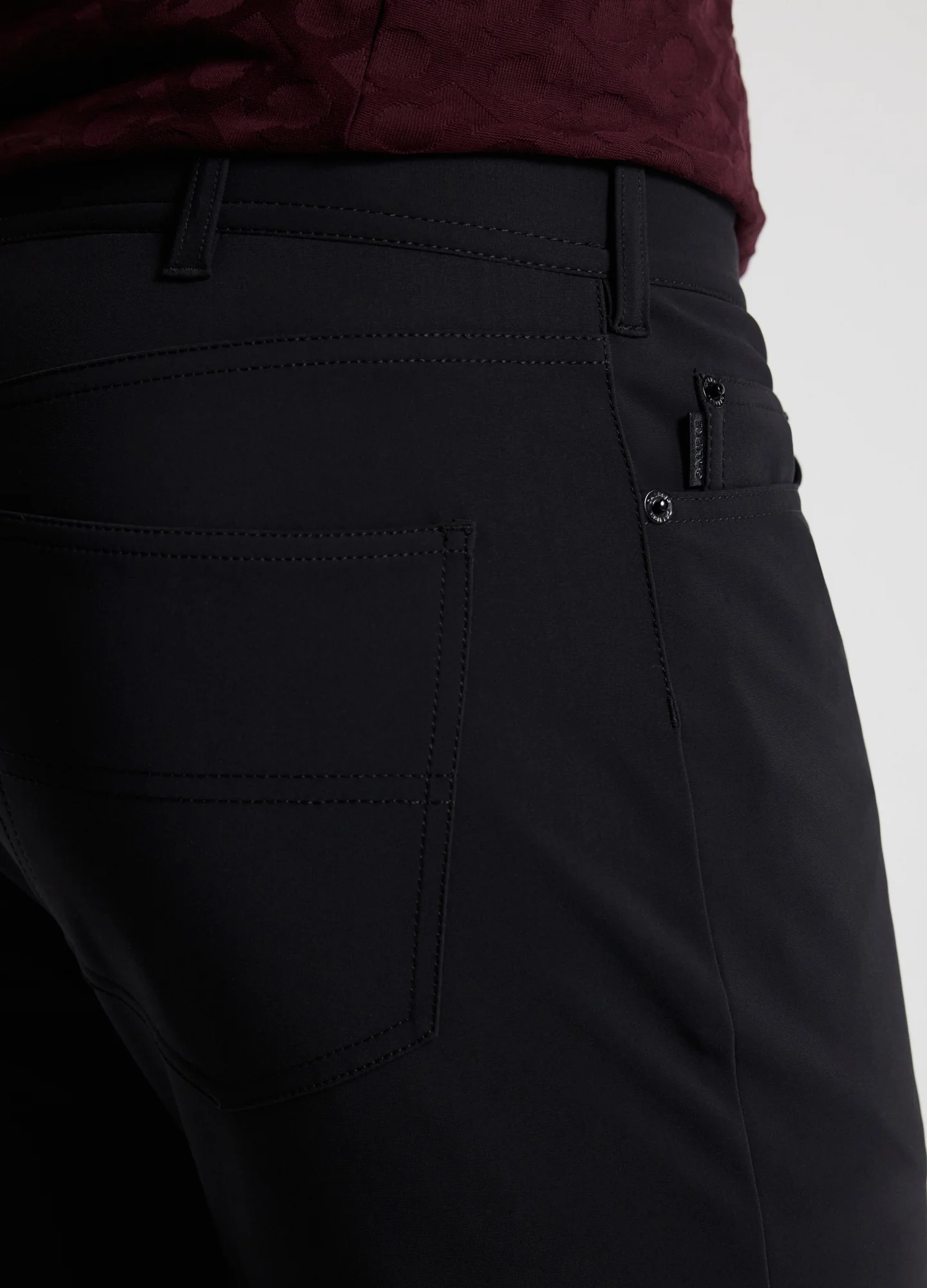Slim Fit Performance Technical Jeans Black - Image 4