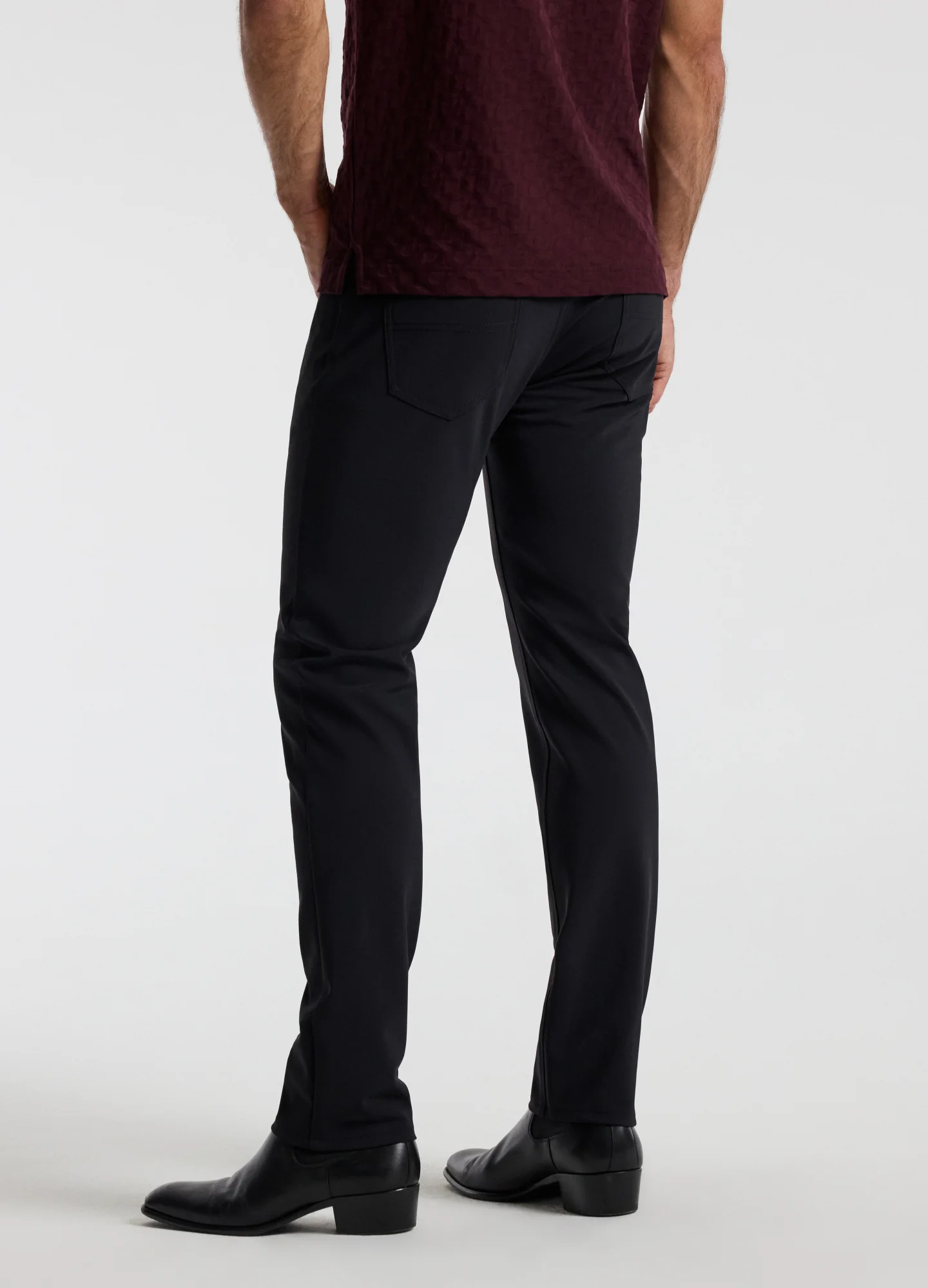 Slim Fit Performance Technical Jeans Black - Image 5