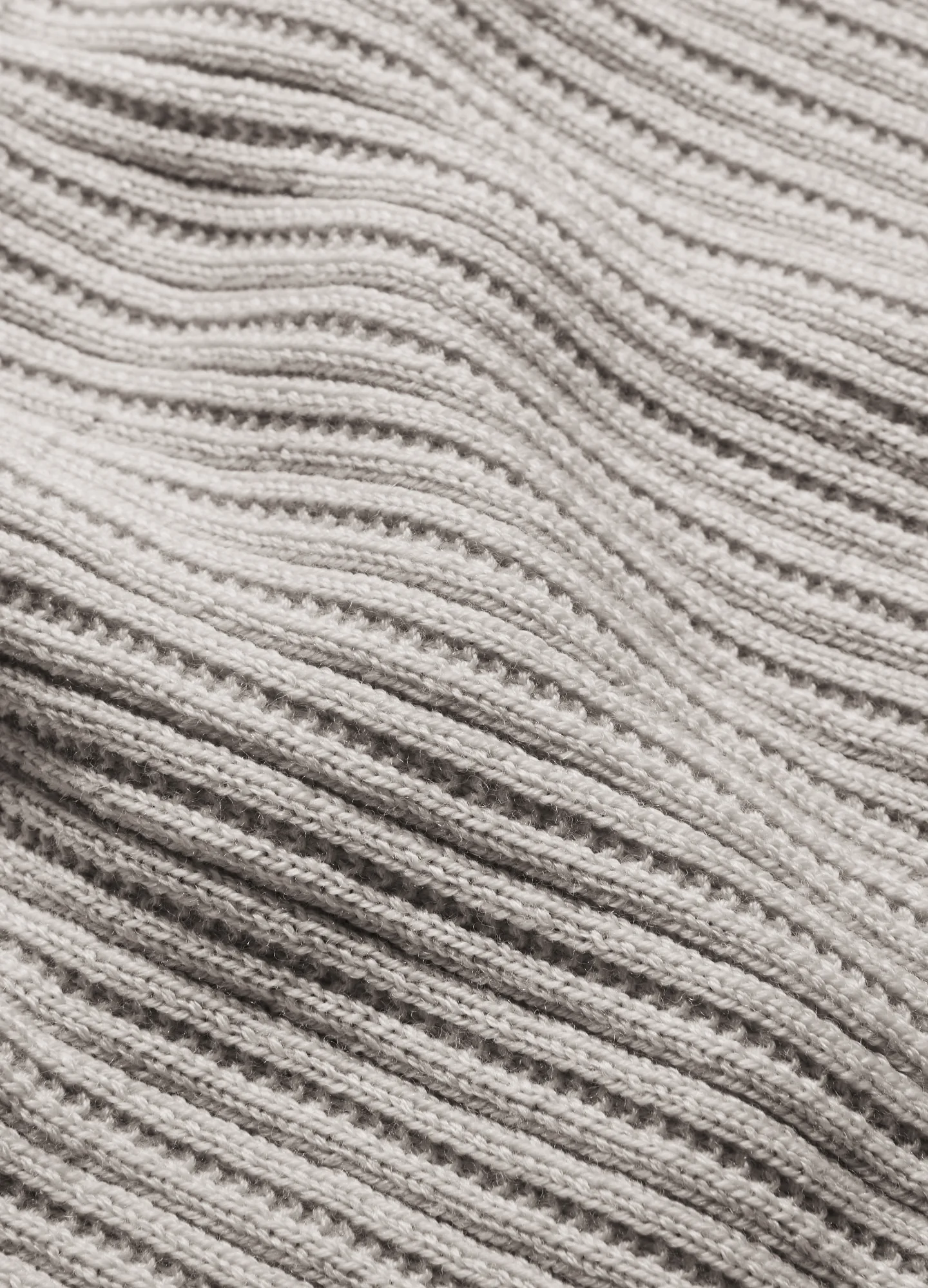 Slim Merino Wool Rib Sweater Salt - Image 6