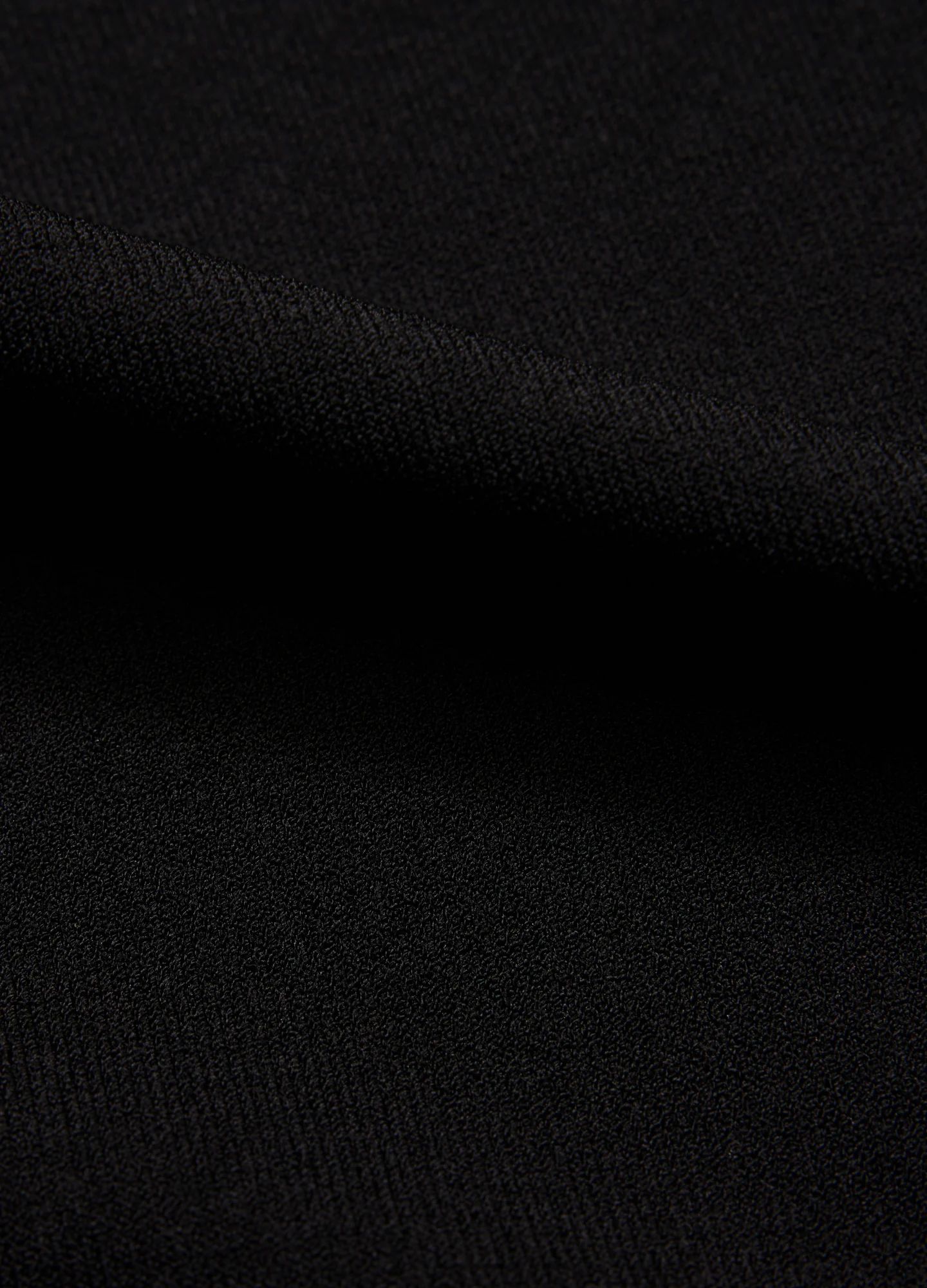 Slim Tech Knit T-shirt Black - Image 6