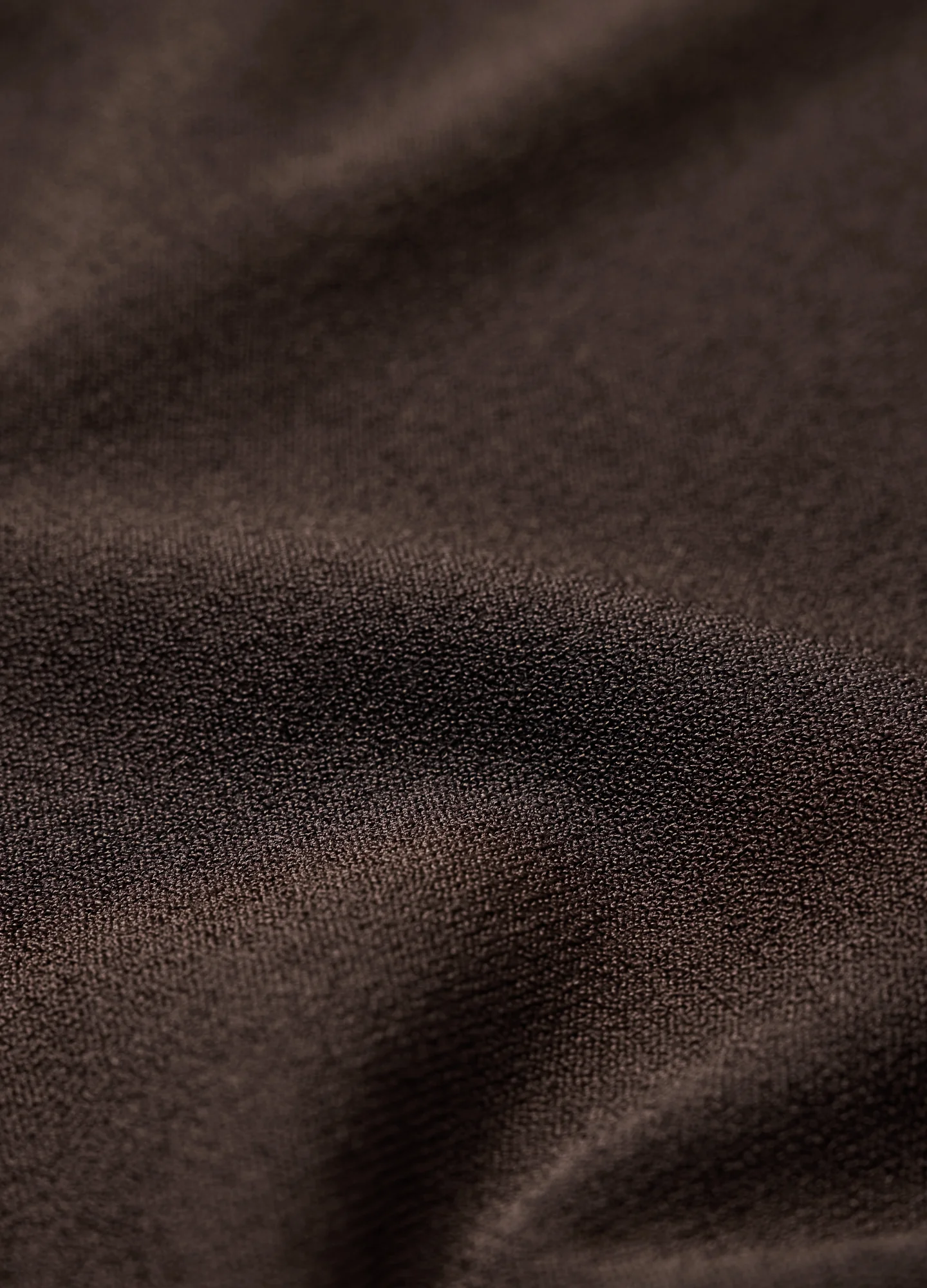 Slim Tech Knit T-shirt Mocha - Image 6