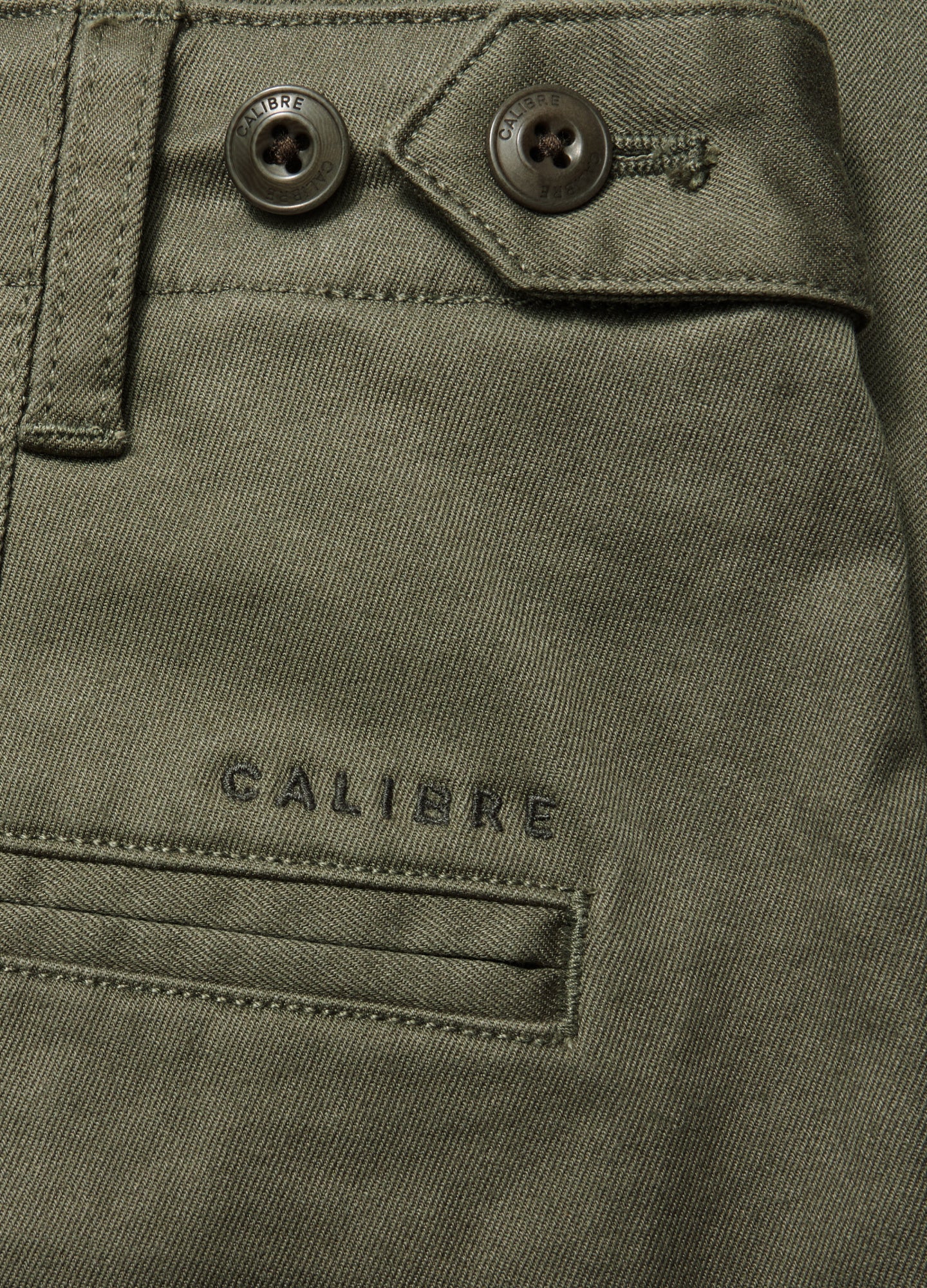 Slim Washed Chinos Khaki - Image 6