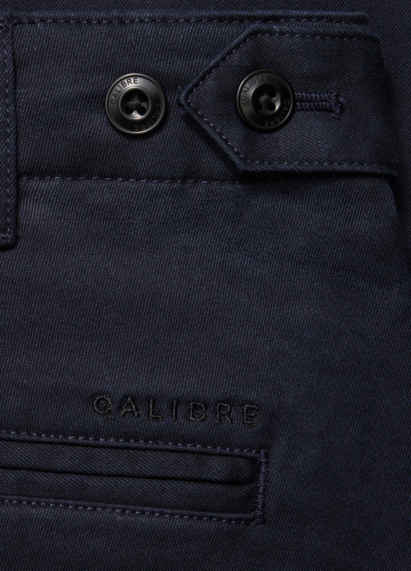 Slim Washed Chinos Navy - Image 6