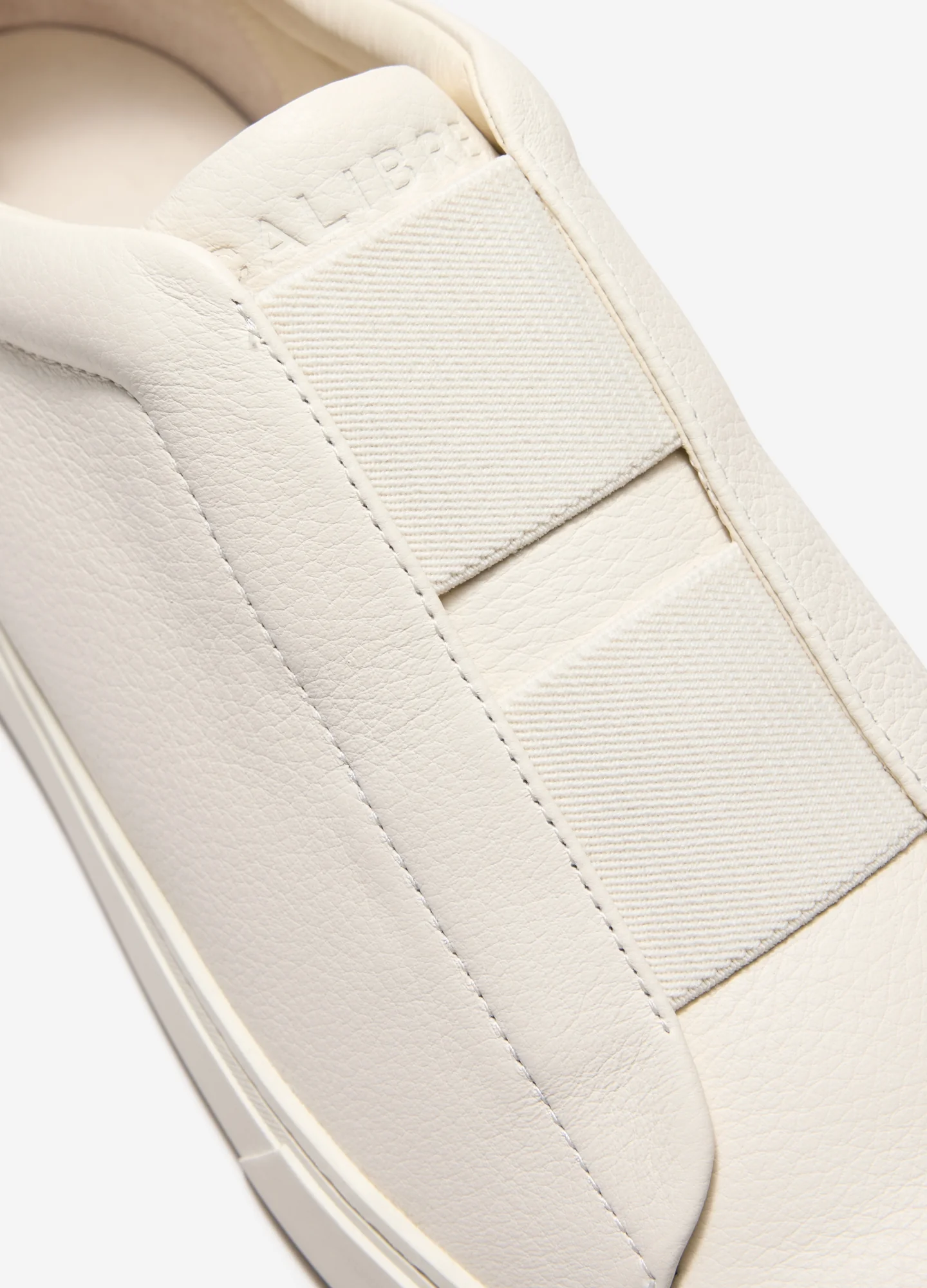 Slip-On Elastic Sneaker Cream - Image 3