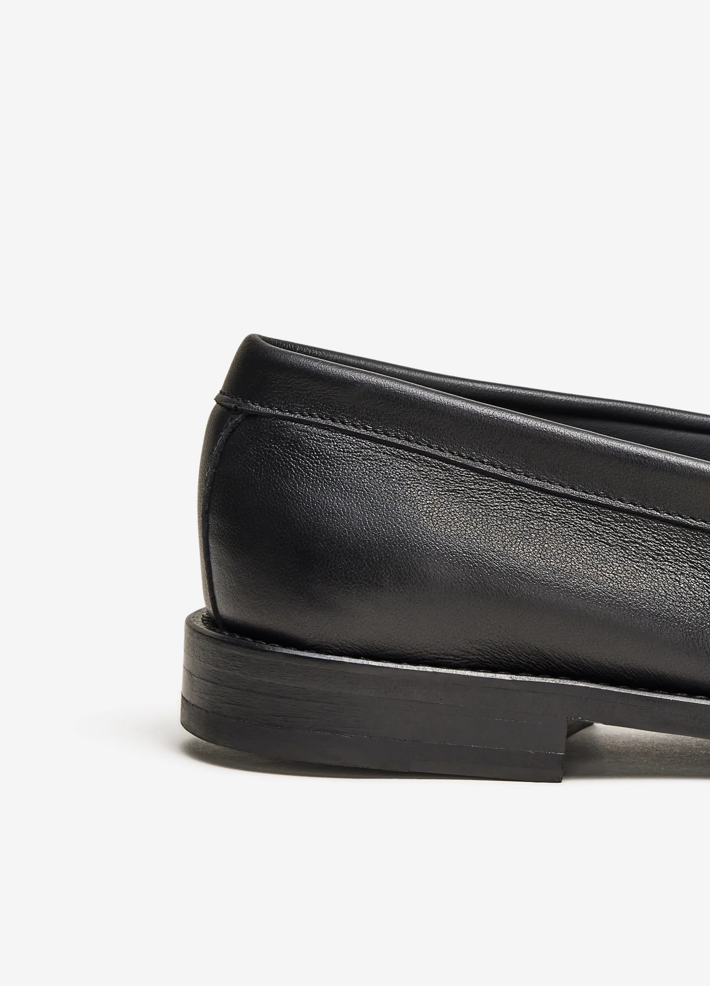 Soft Leather Penny Loafer Black - Image 3