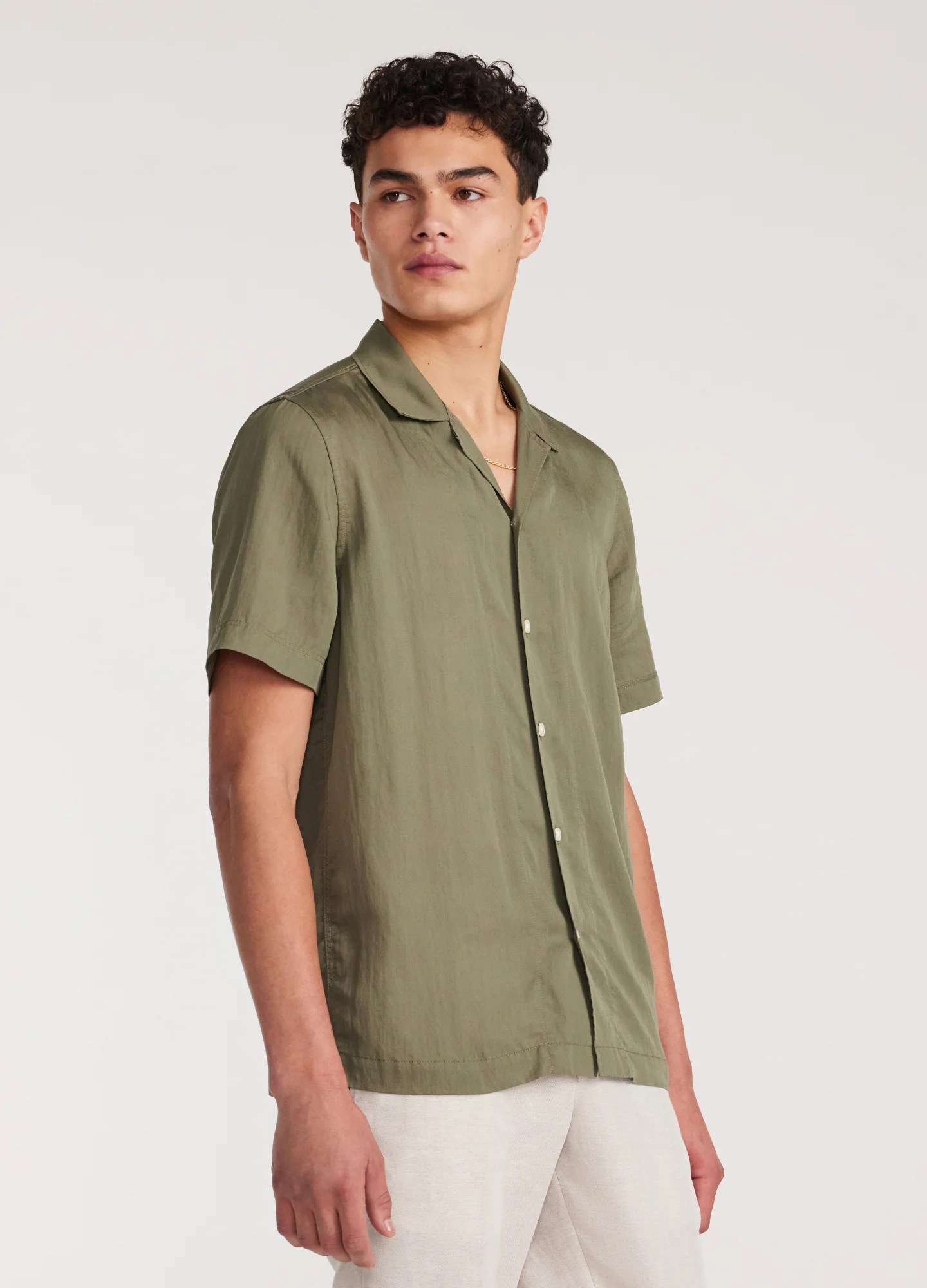 Soft Twill Shirt Sage - Image 3