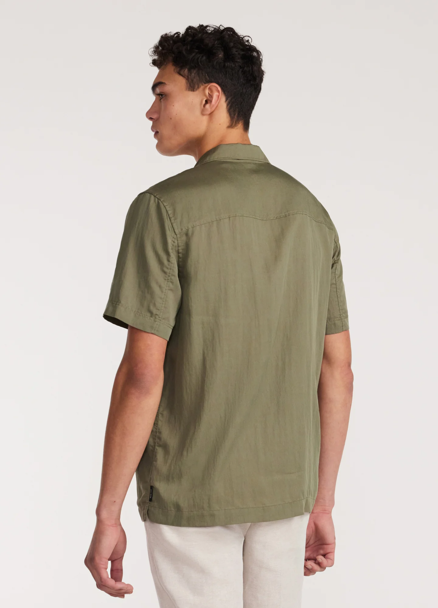 Soft Twill Shirt Sage - Image 5