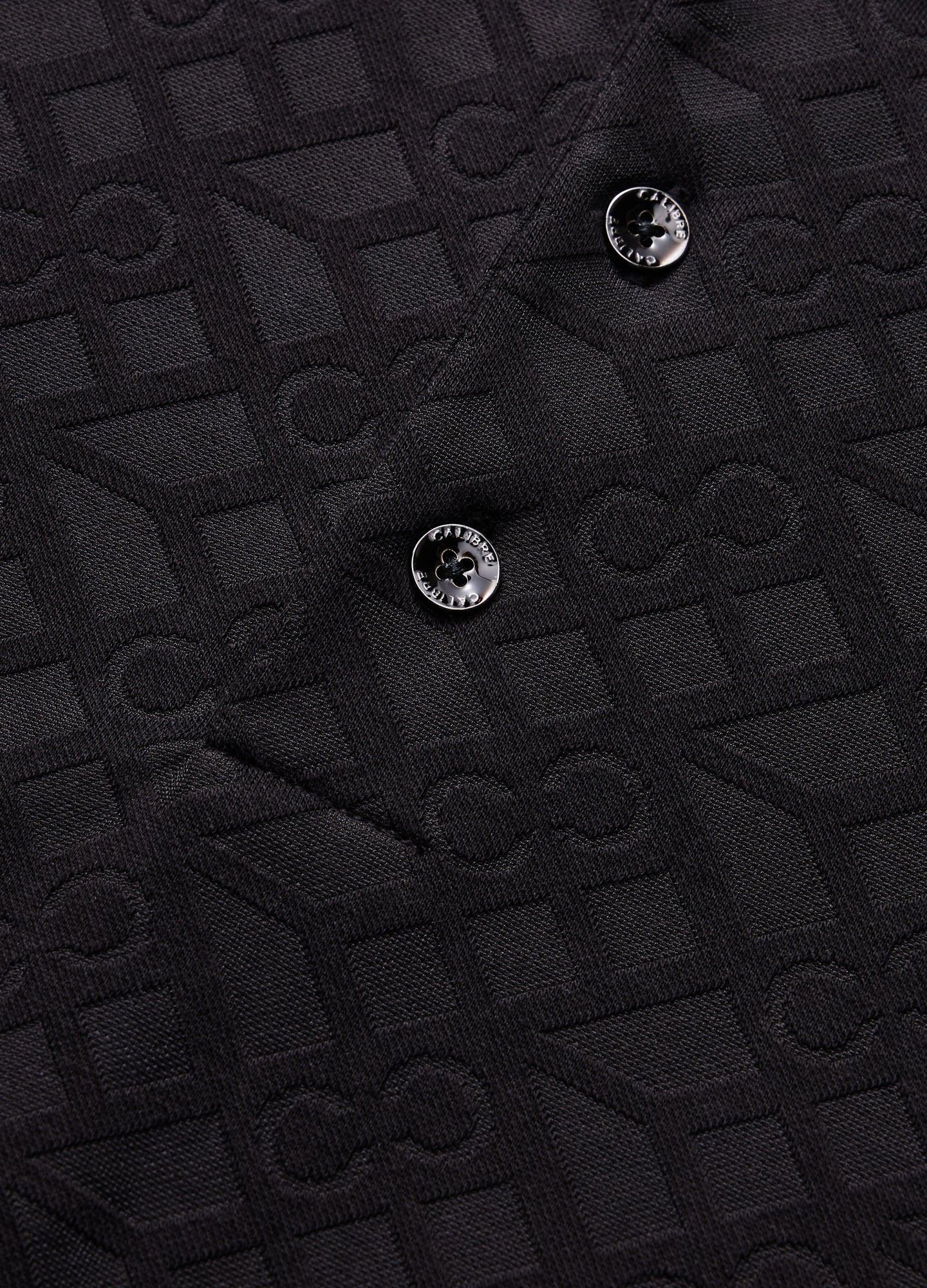 Solid Monogram Polo Black - Image 6