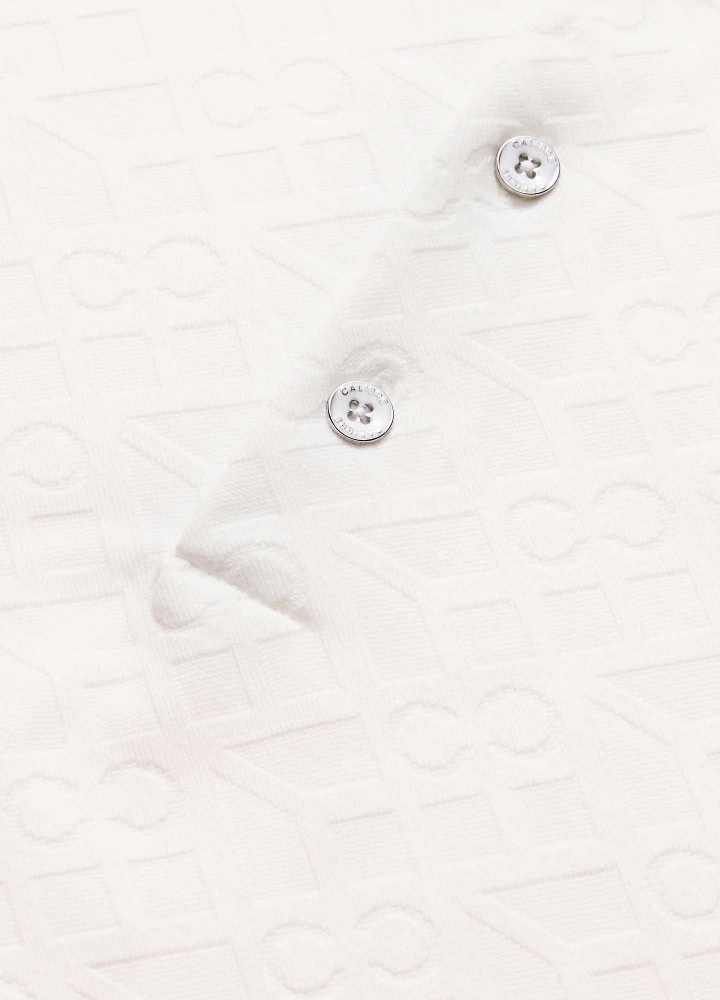 Solid Monogram Polo White - Image 6