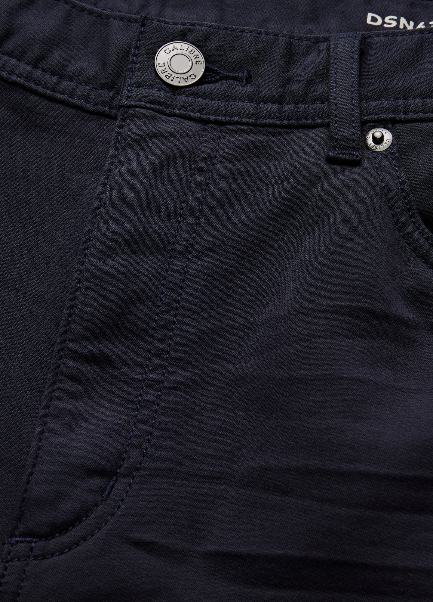 Straight Fit Dobby Denim Jeans Navy - Image 6
