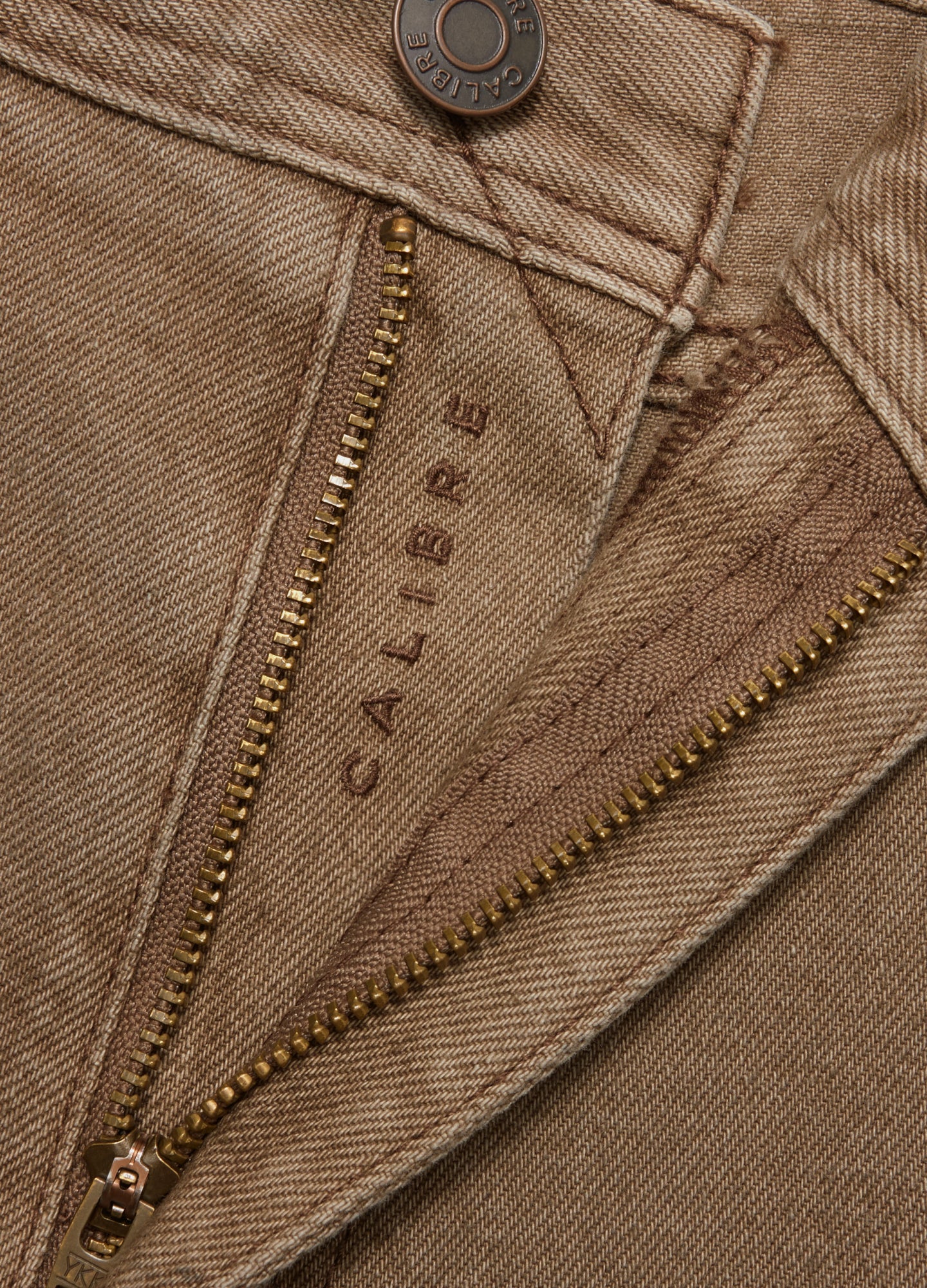 Straight Fit Tinted Jeans Sand - Image 5