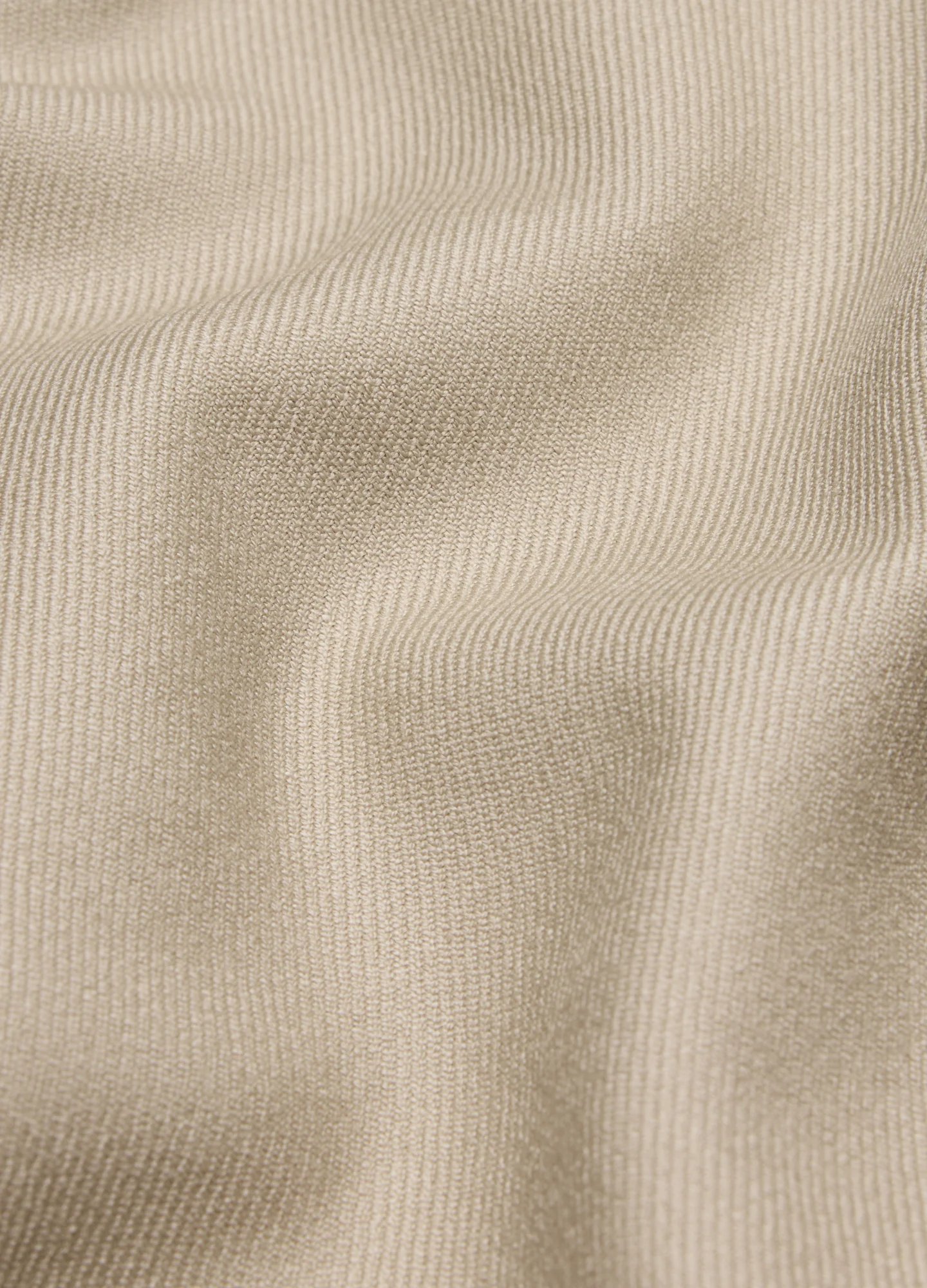 Straight Leg Wool Pants Sand - Image 2