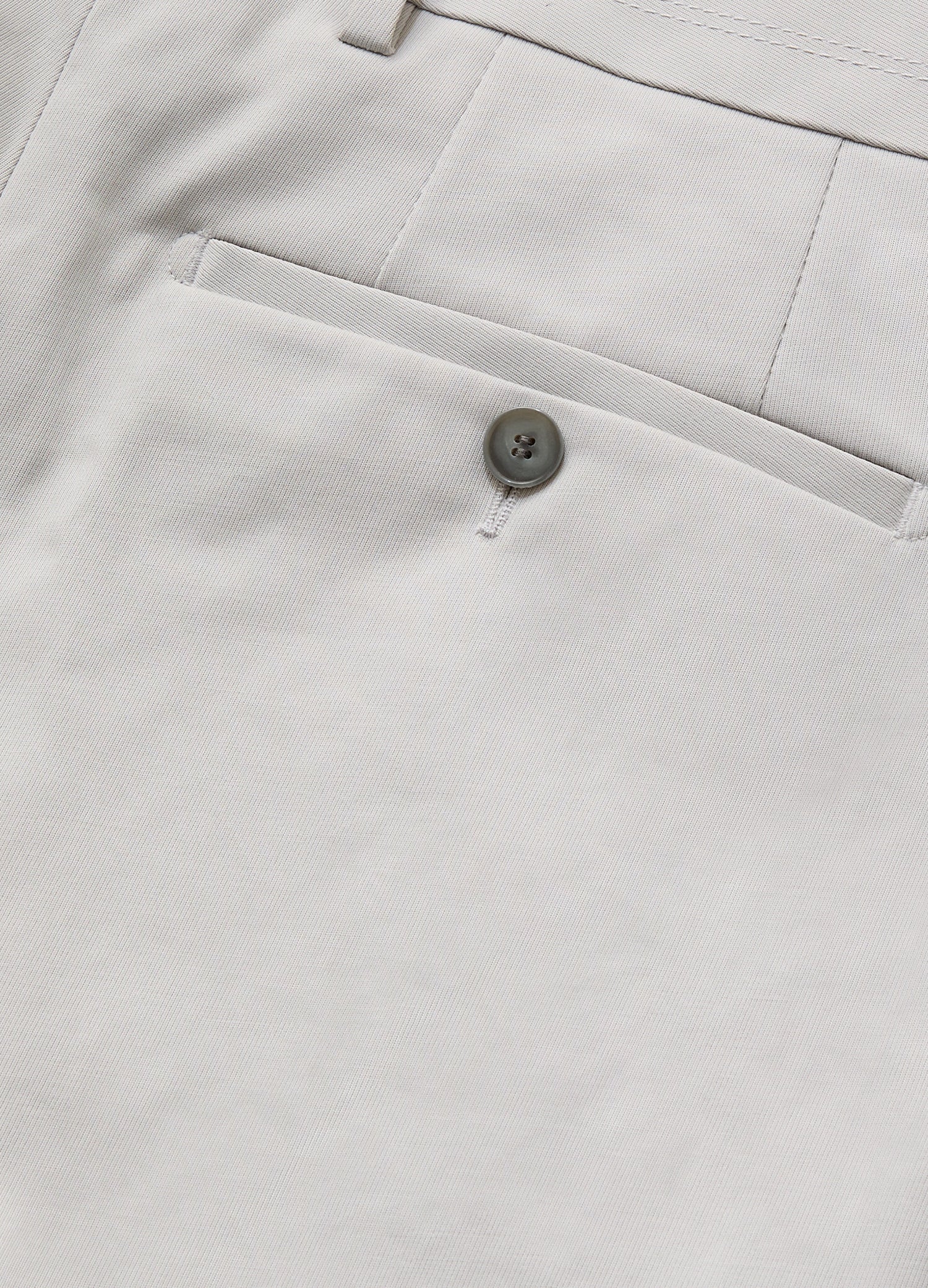 Stretch Cotton Cavalry Twill Pant Light Grey - Image 6