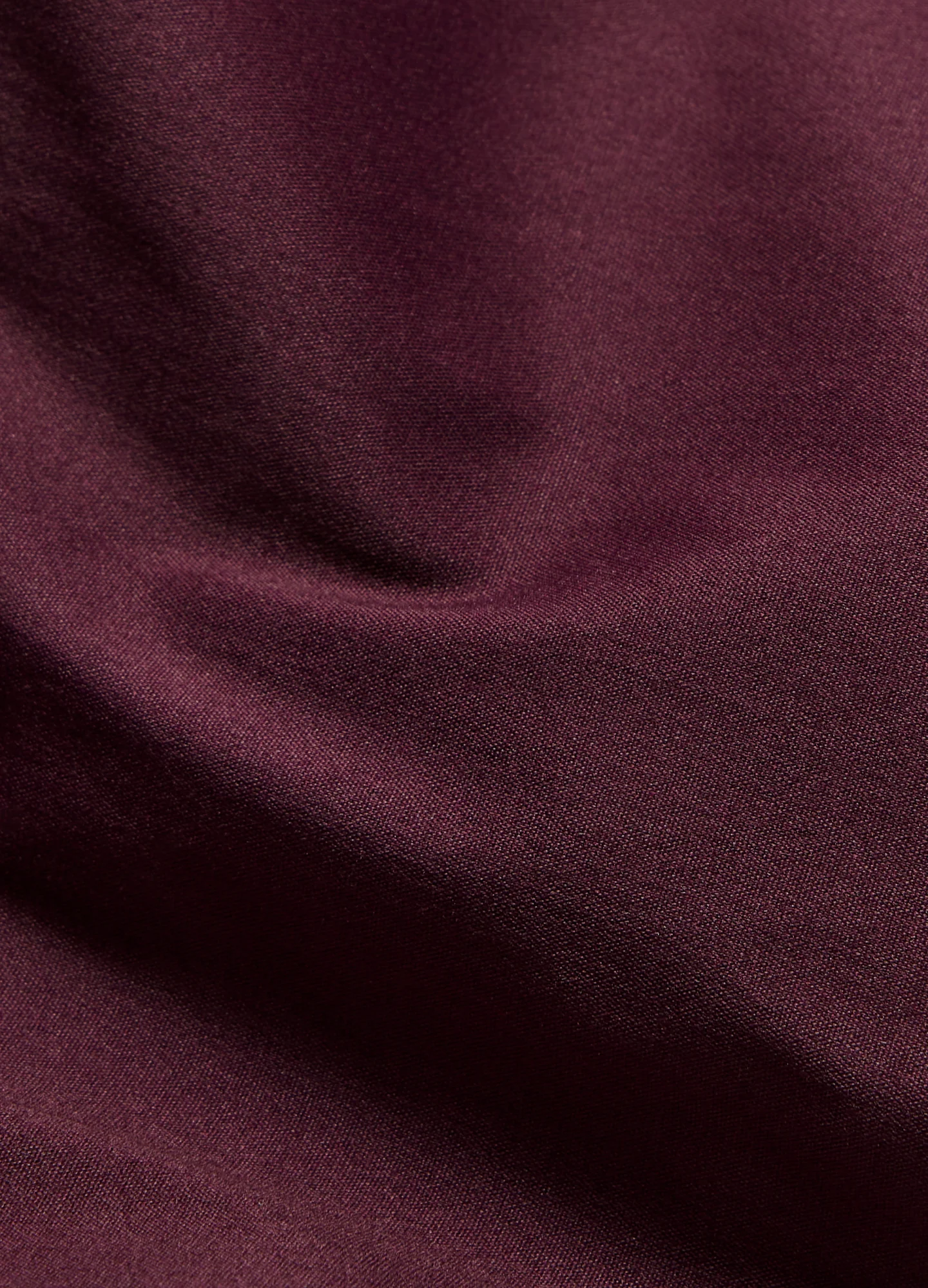 Stretch Cotton Poplin Shirt Oxblood - Image 6